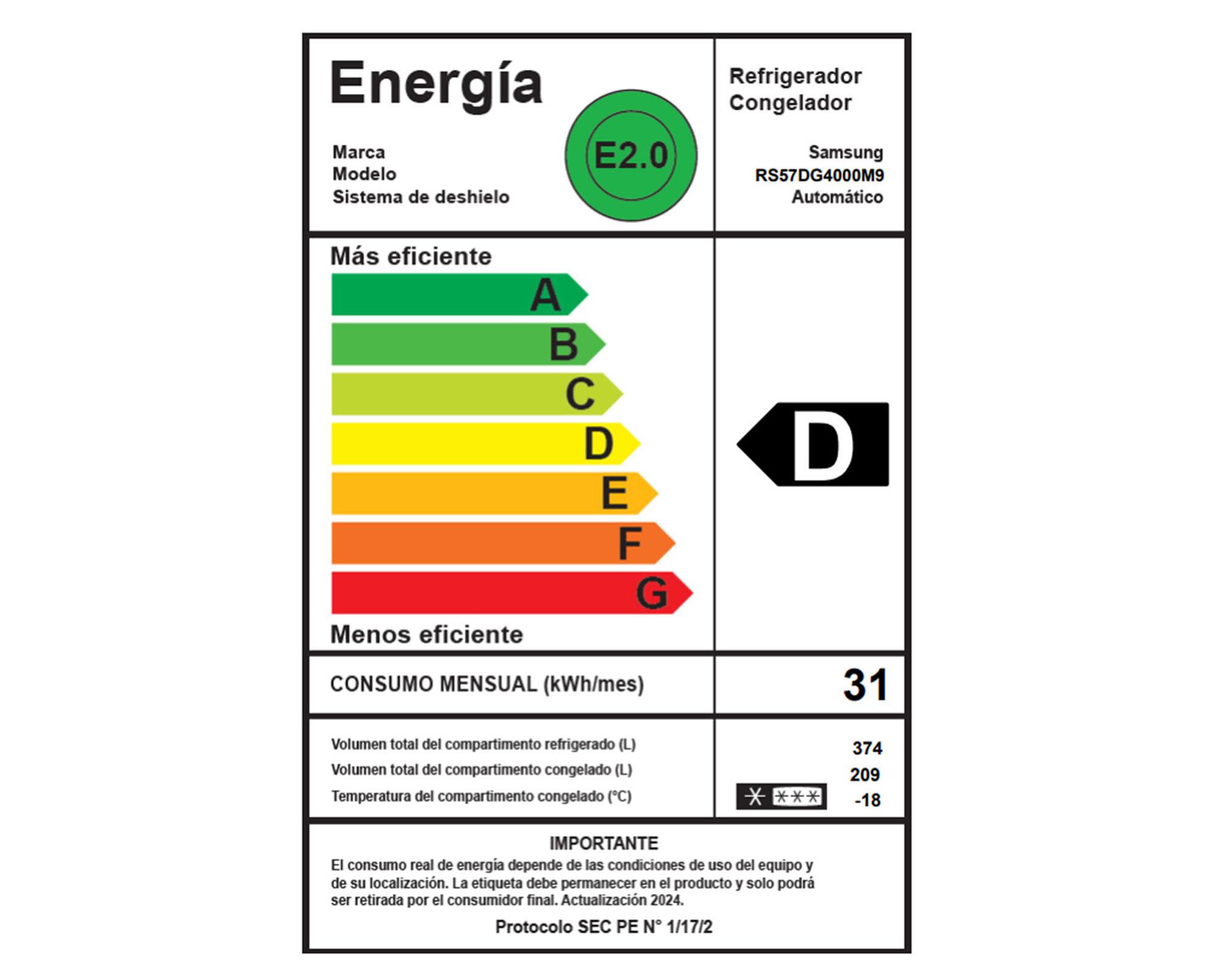 Refrigerador Side by Side RS57DG4000M9ZS 583 lt gris-6
