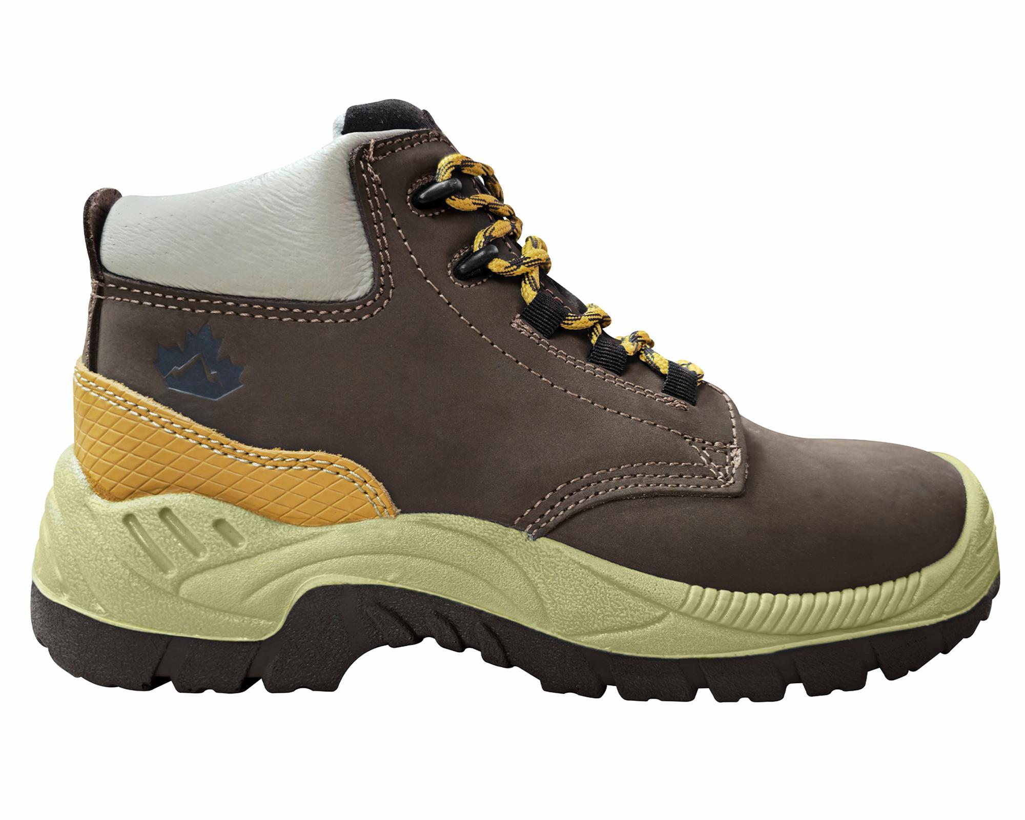 Zapato de seguridad hombre 400 café claro-2