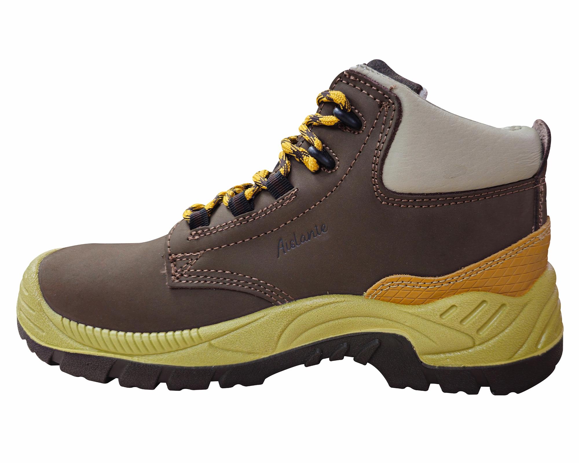 Zapato de seguridad hombre 400 café claro-3