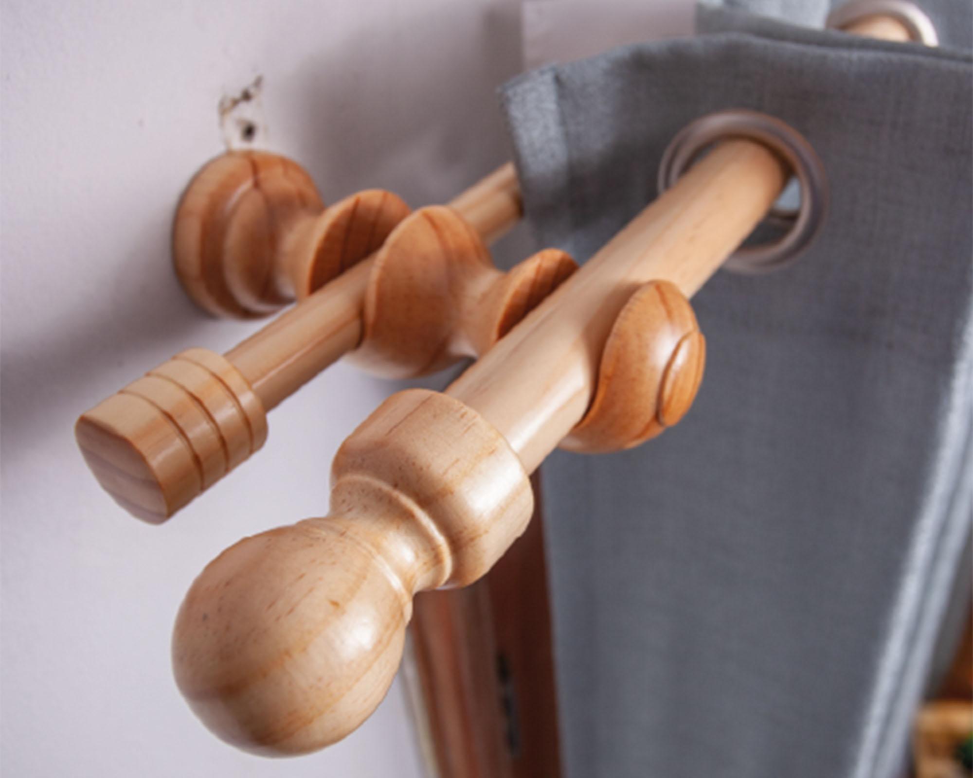 Terminal Tapón madera 19 mm natural 2 un-2