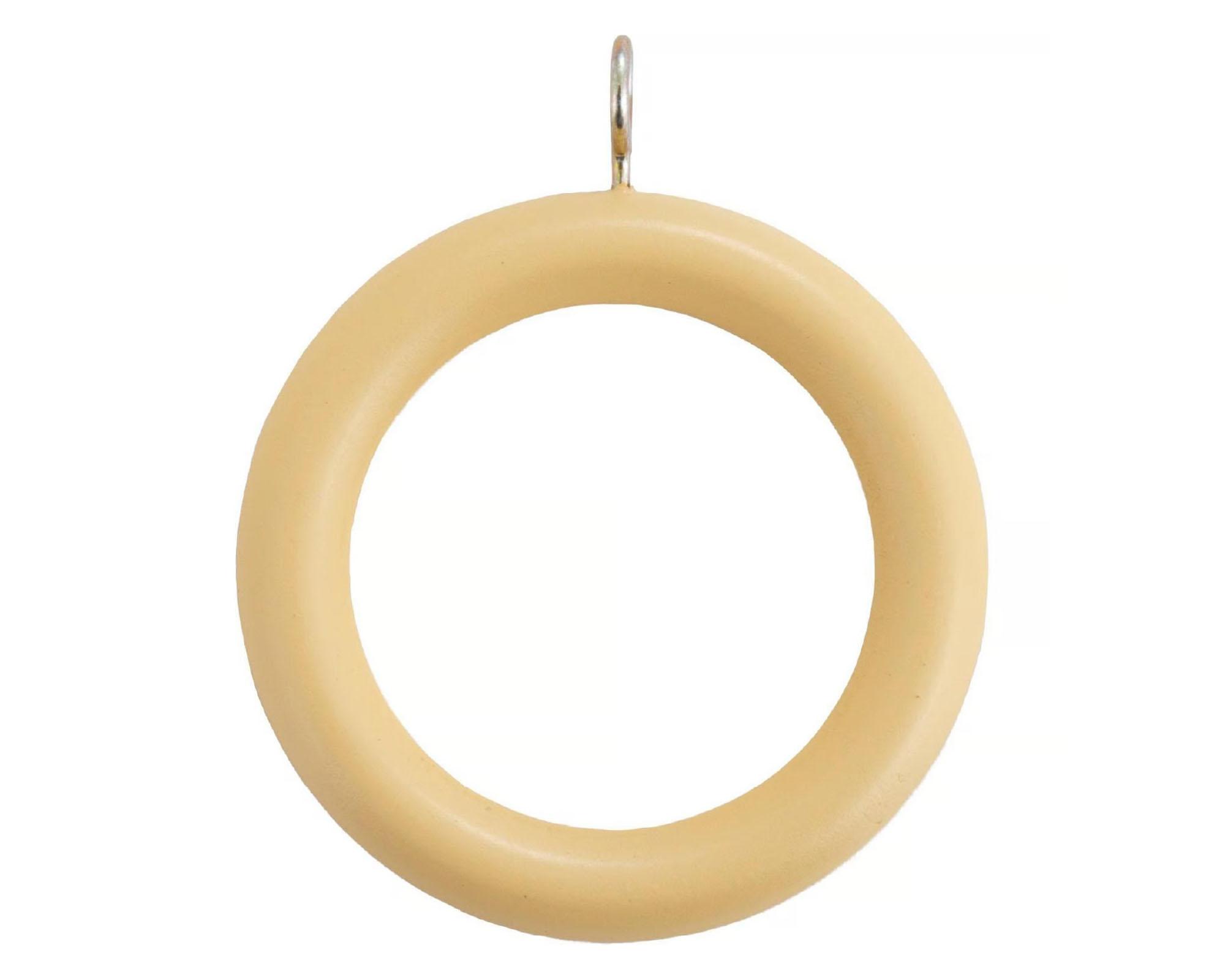 Argolla de cortina madera natural 10 un-2