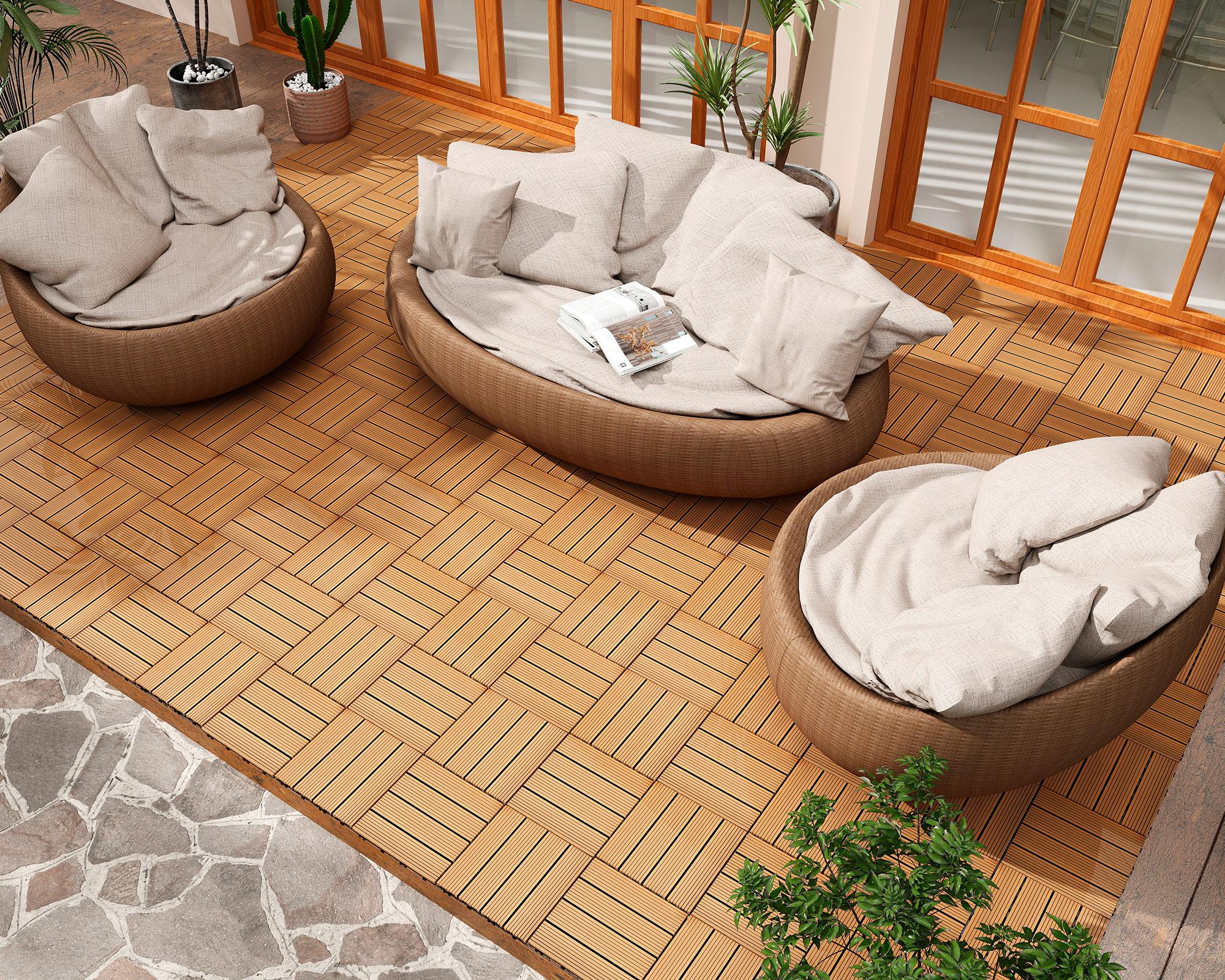Deck modular Puelo teka 30x30 cm 0.9 m2-3