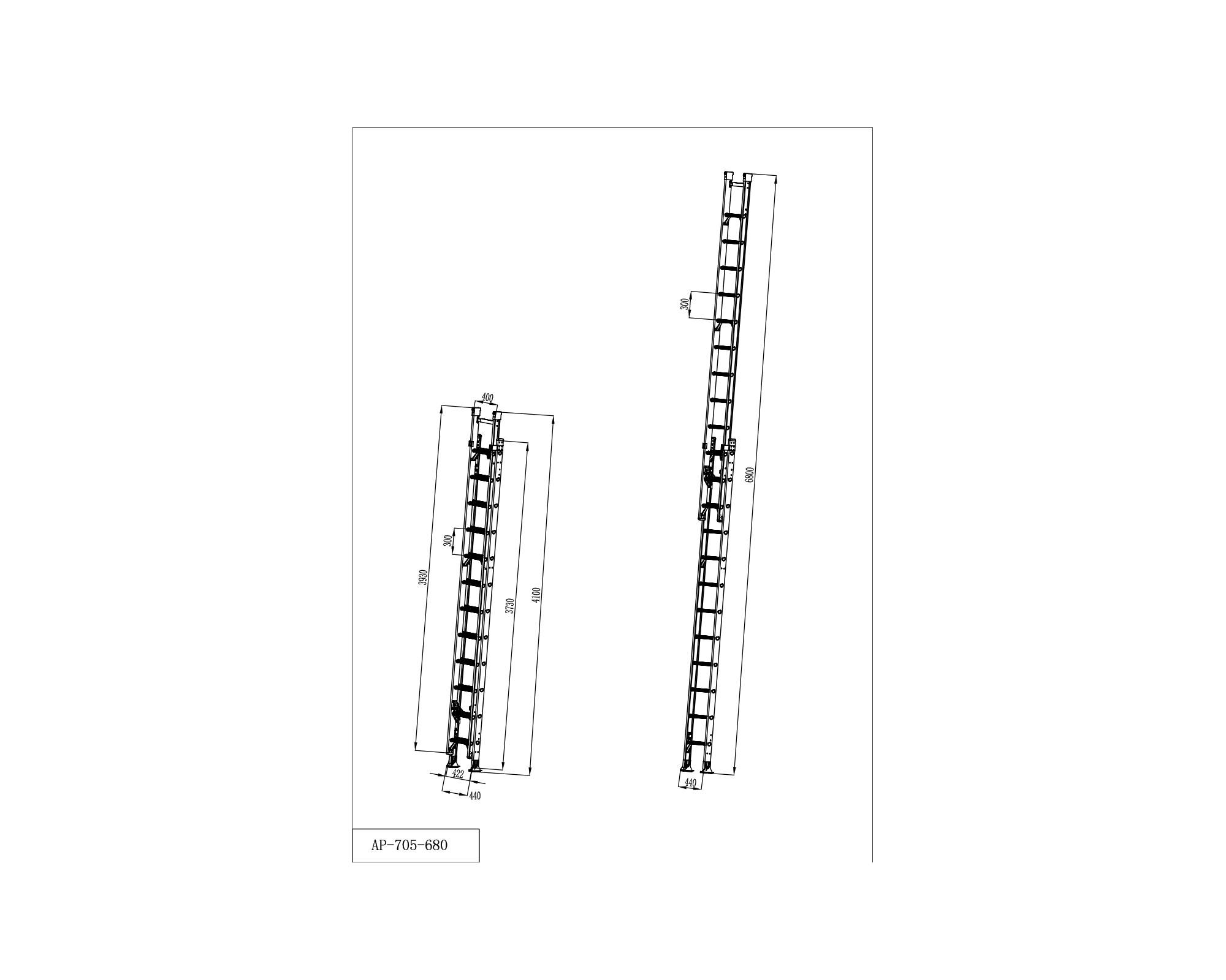 Escalera telescópica 6.8 m 24 peldaños-1