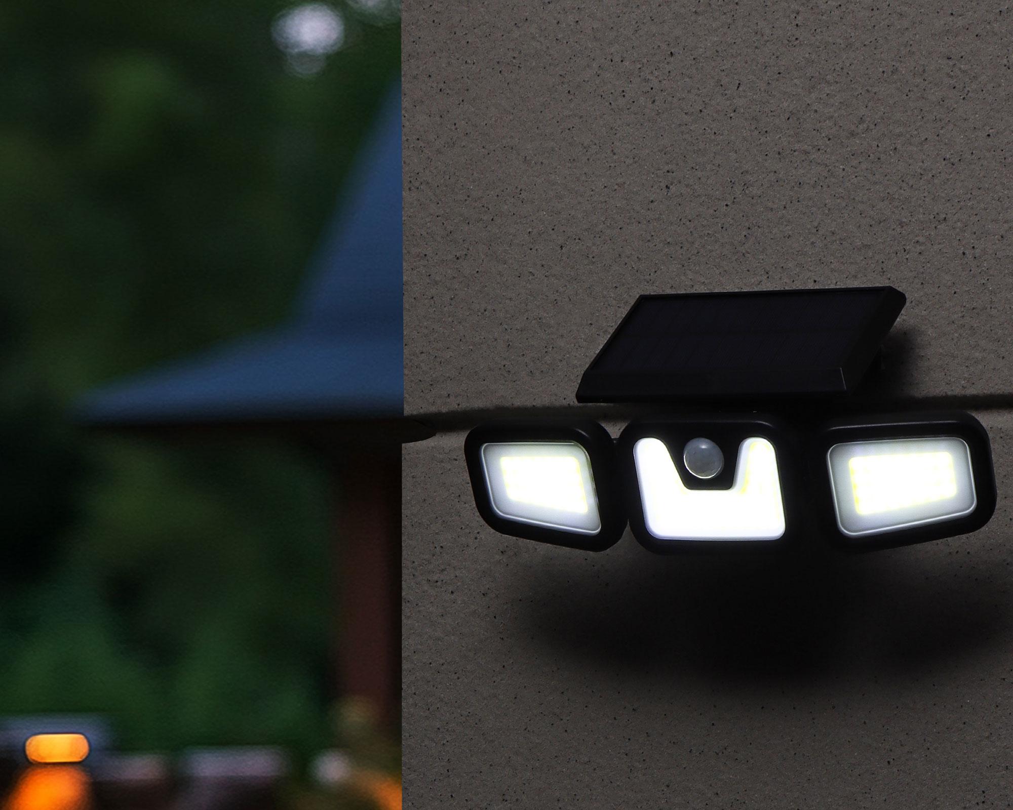 Proyector solar LED 15W negro-3