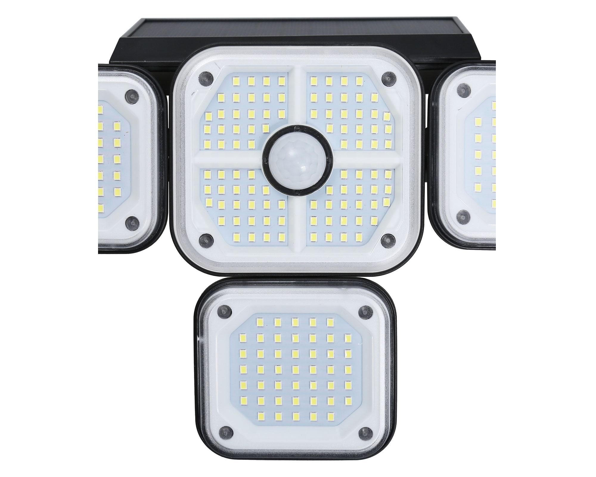 Proyector solar LED negro-2
