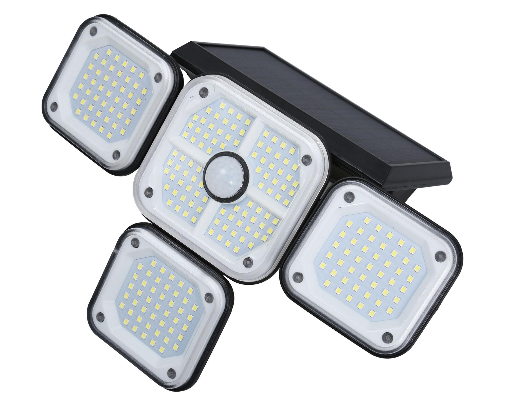 Proyector solar LED negro-0