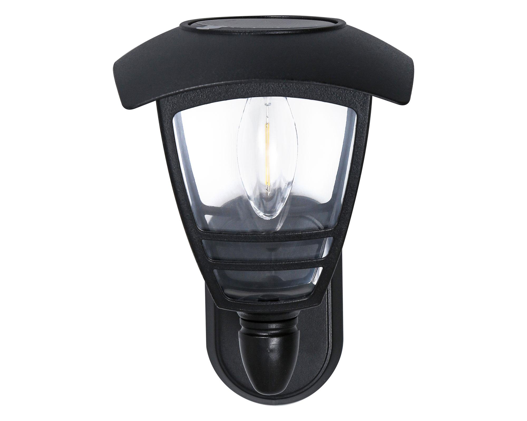 Farol pared solar negro-0