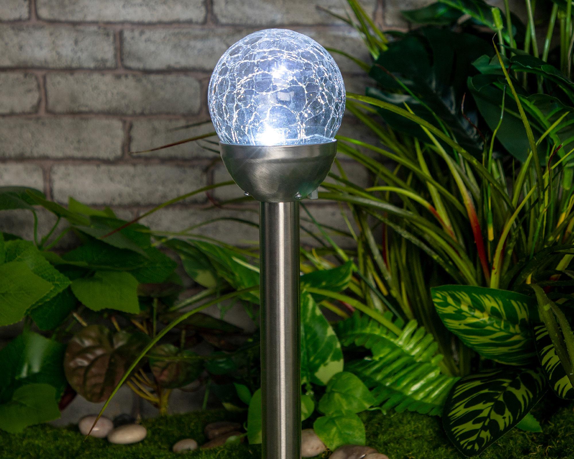 Estaca solar LED Esférica-3