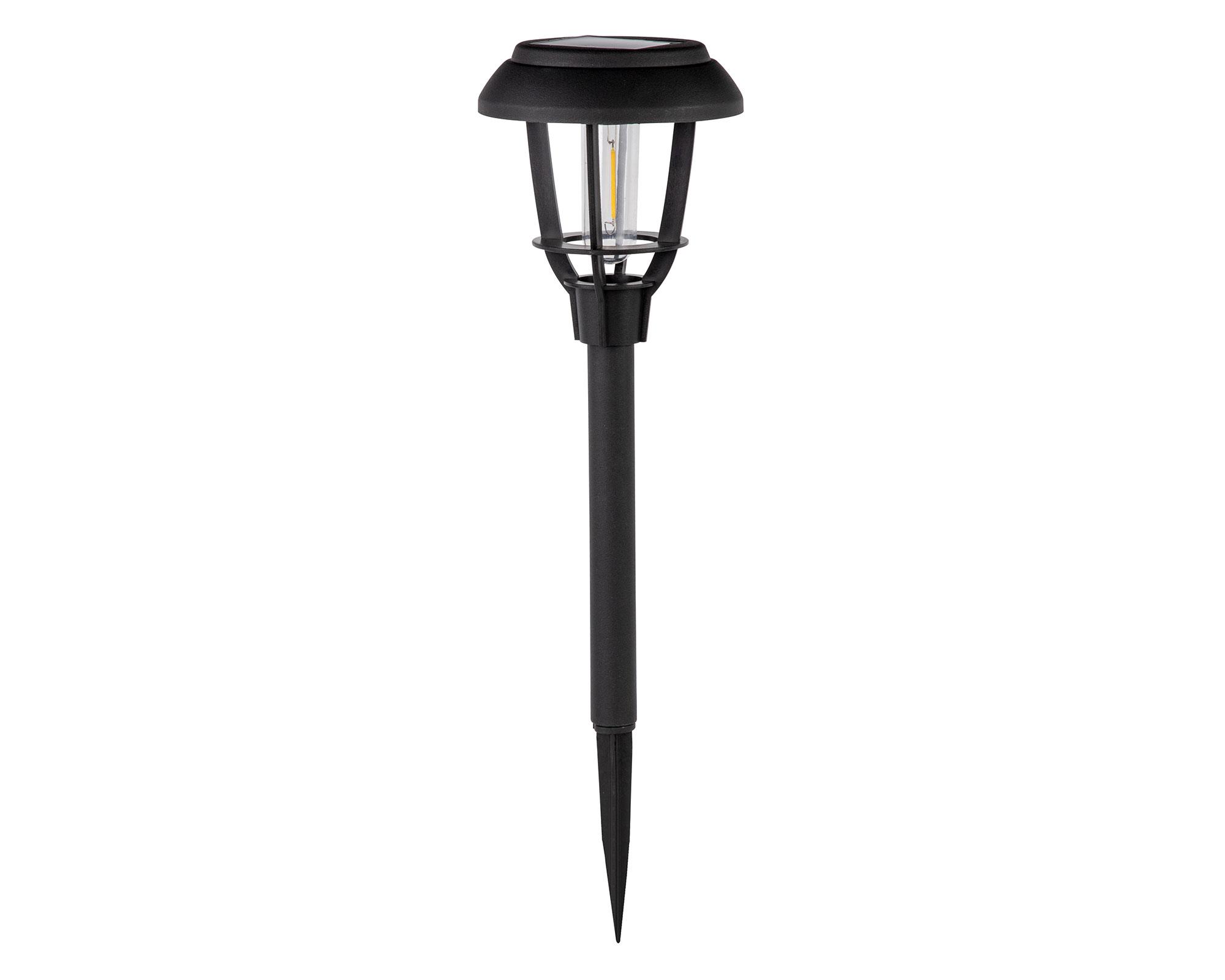 Estaca solar LED negro detalle-3