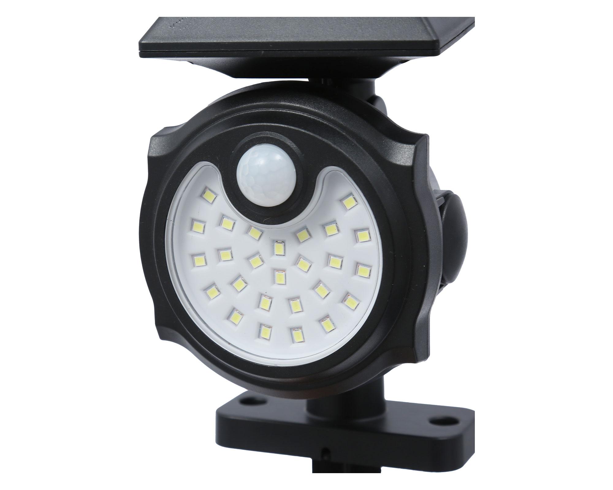 Estaca solar LED negro-2
