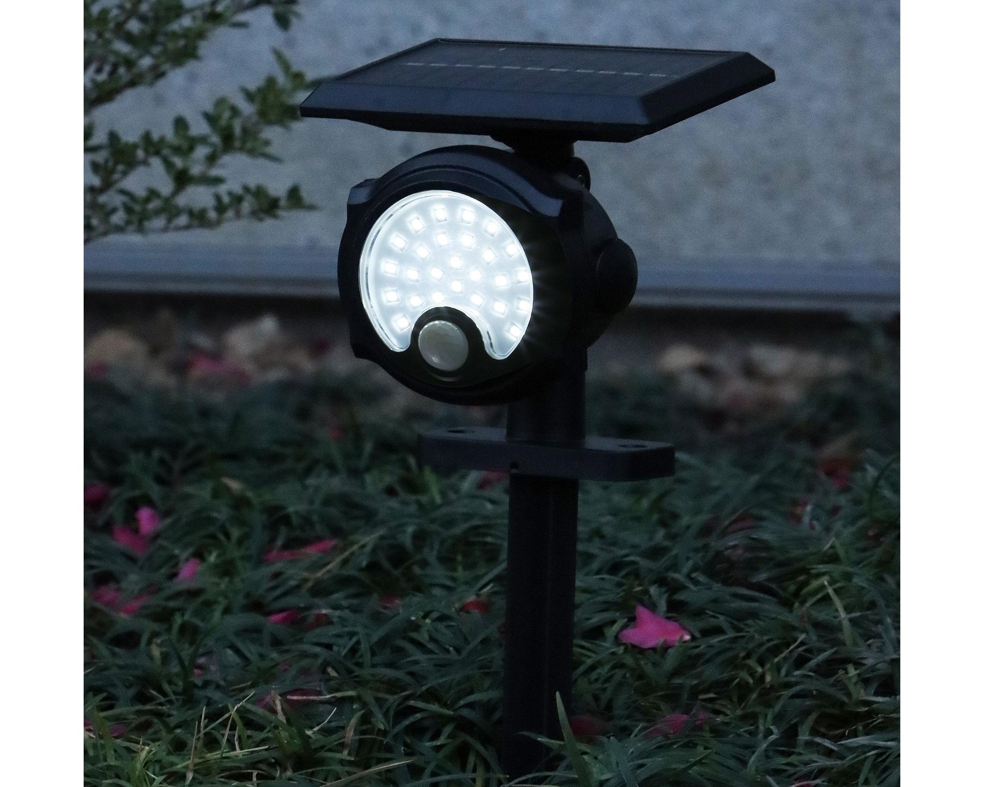 Estaca solar LED negro-3