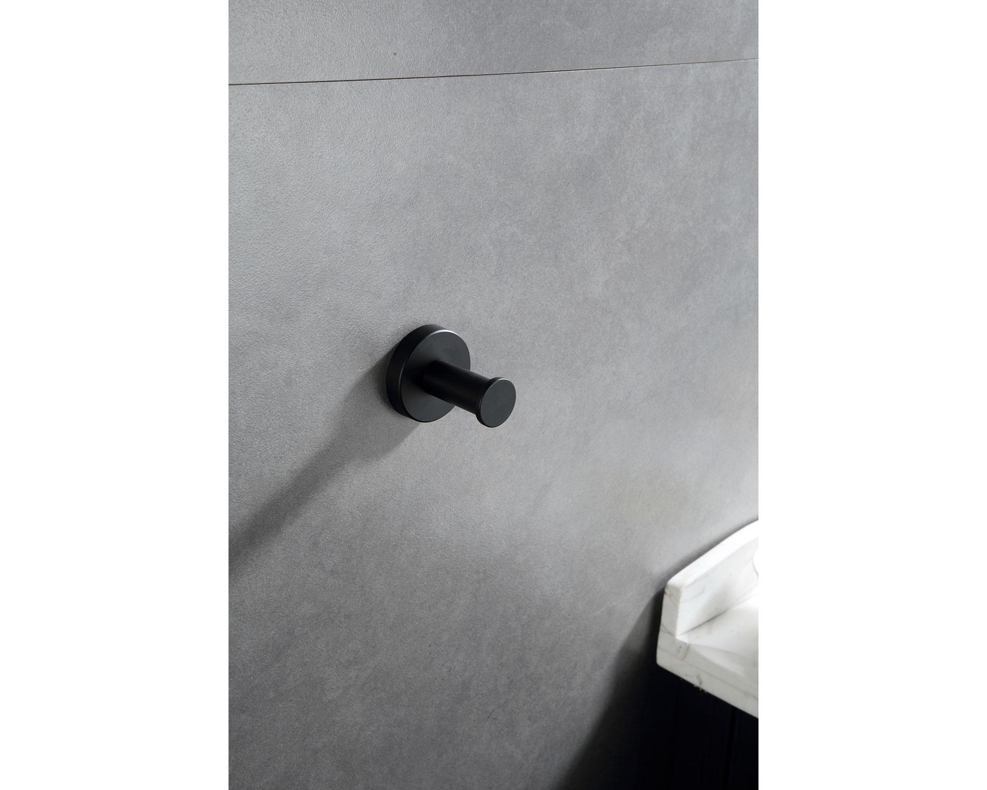 Accesorio baño negro 4 piezas-10