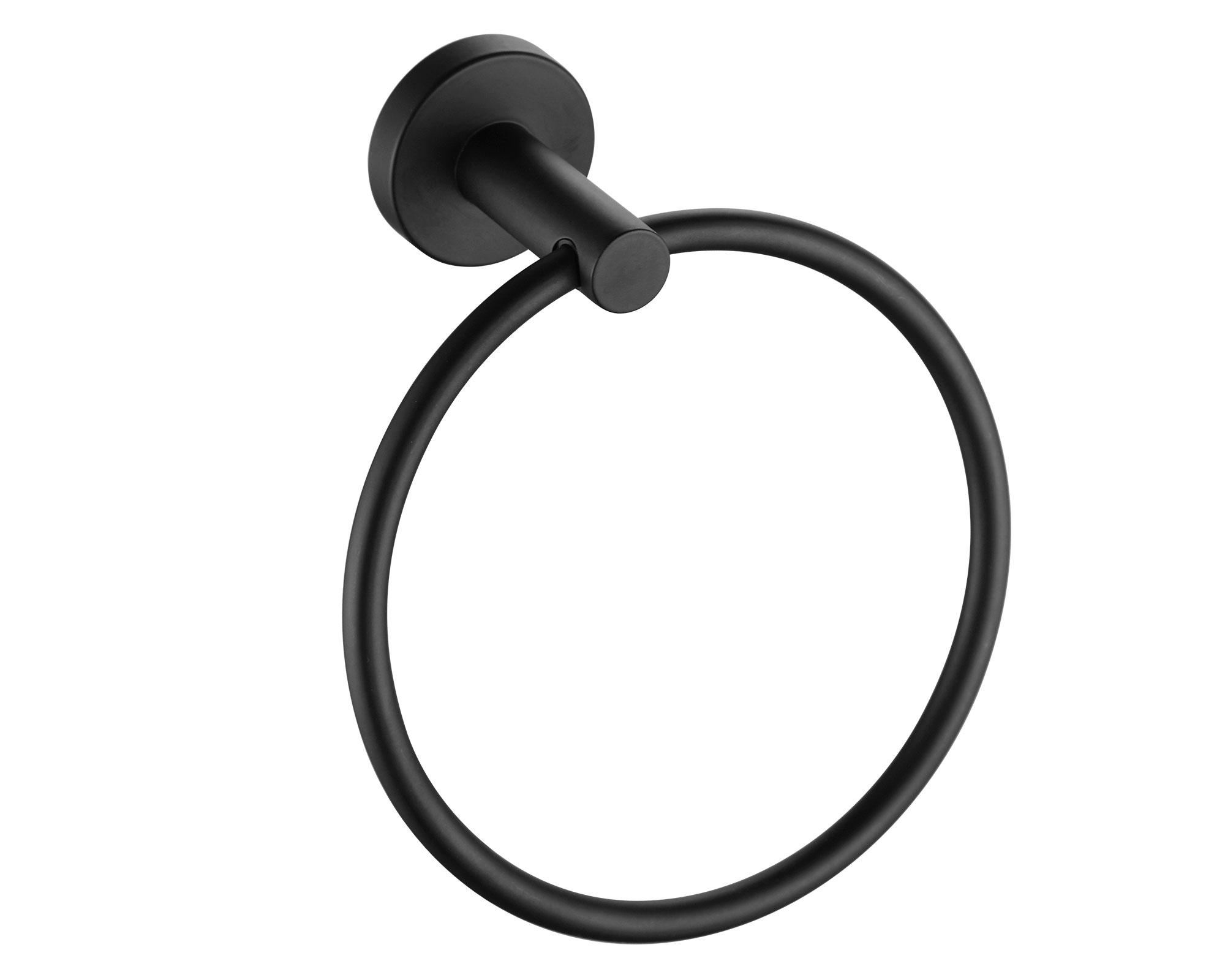Accesorio baño negro 4 piezas-3