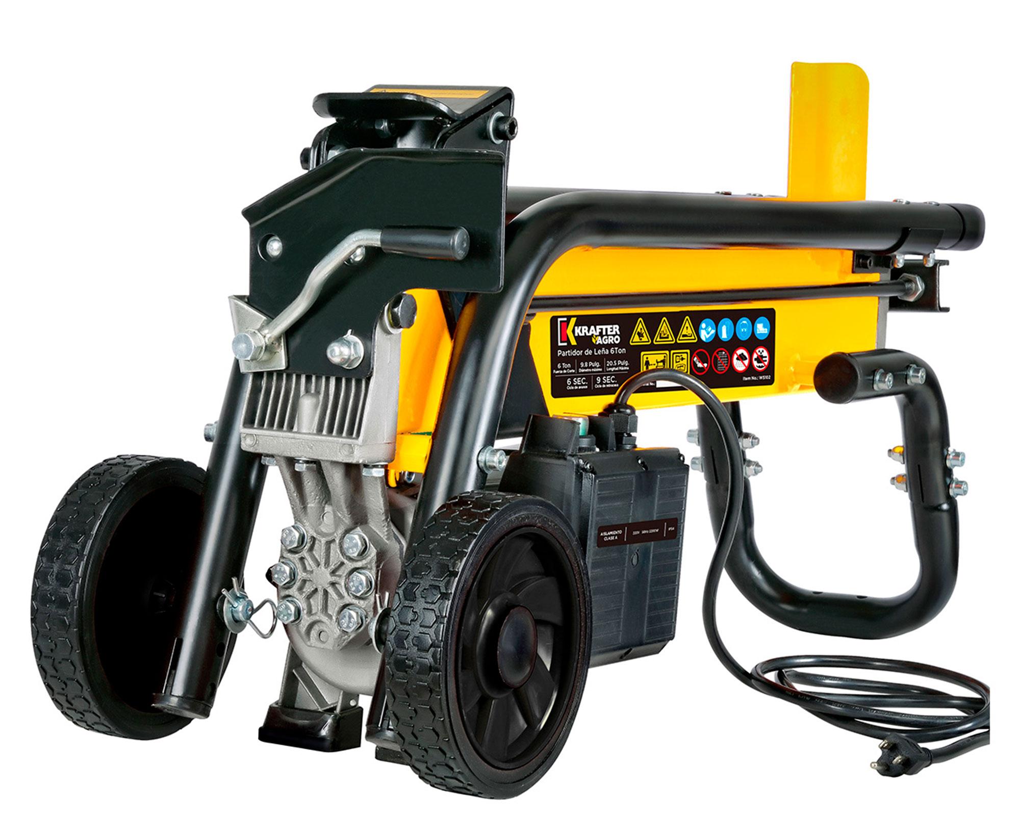 Partidor de leña eléctrico WS102.03 6 toneladas-1