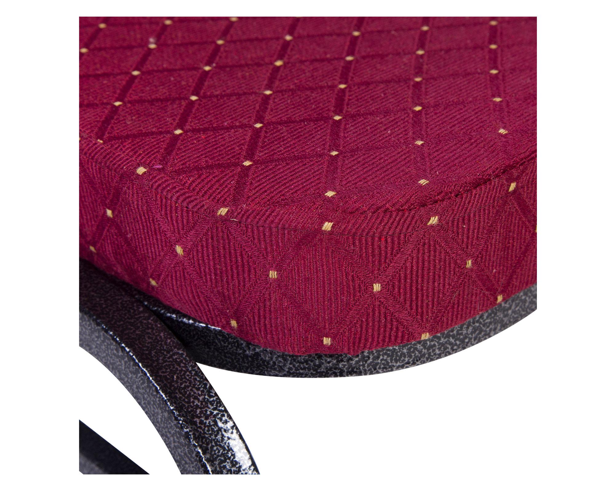 Silla Casino rojo 93x45x62 cm-5