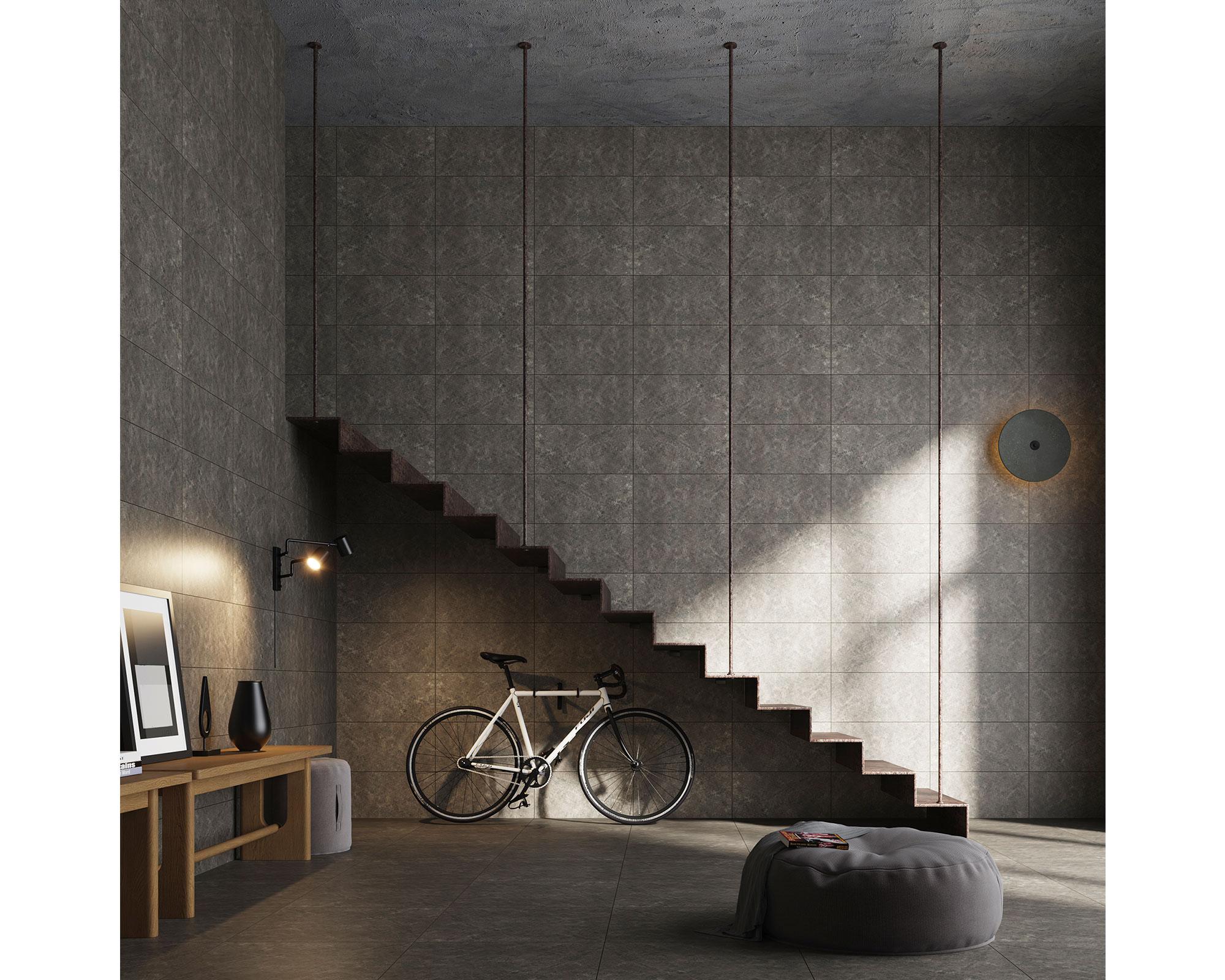 Gres porcelanato Dallas grafito 60x120 cm 1.44 m2-2