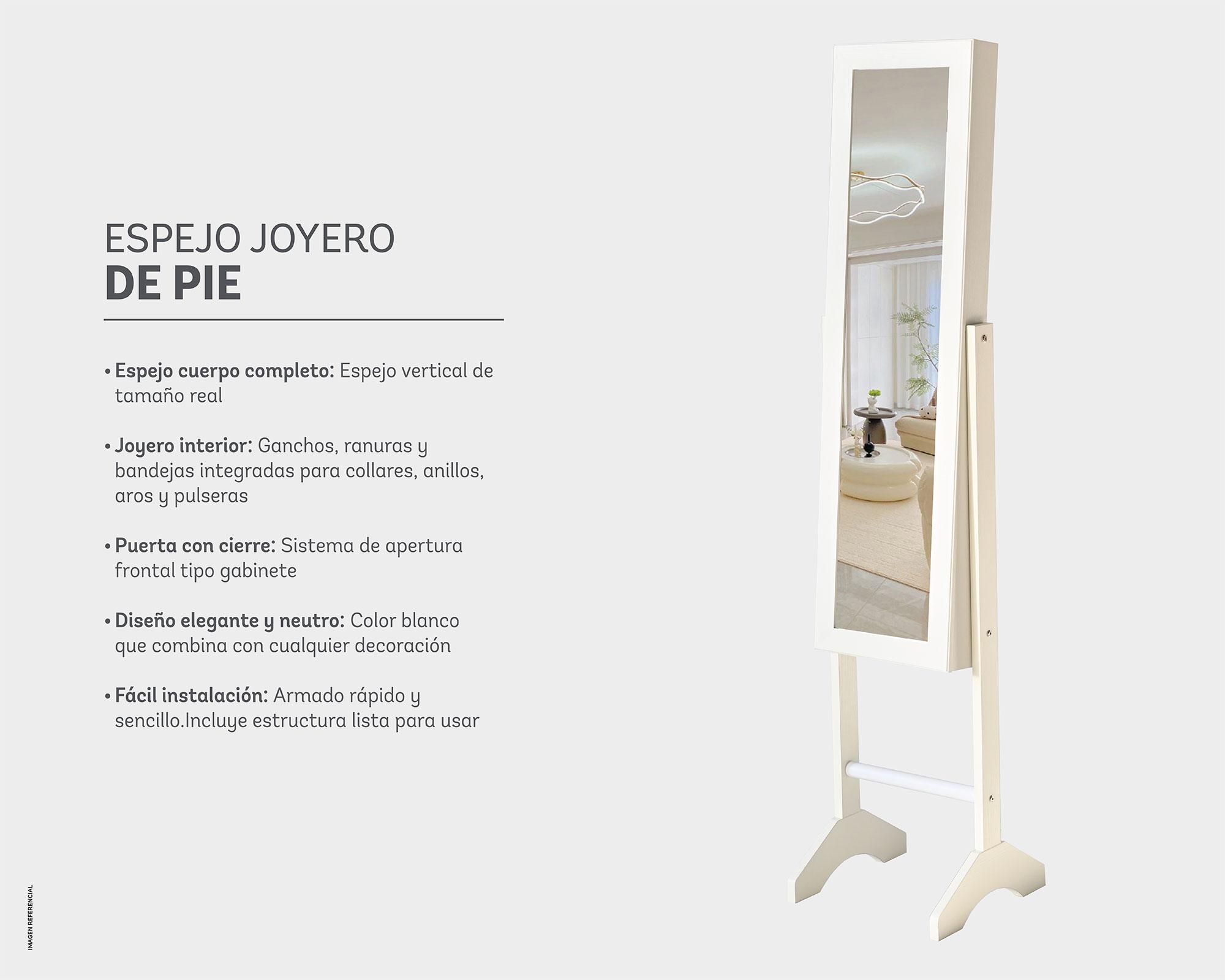 Espejo joyero pie 153 cm-3