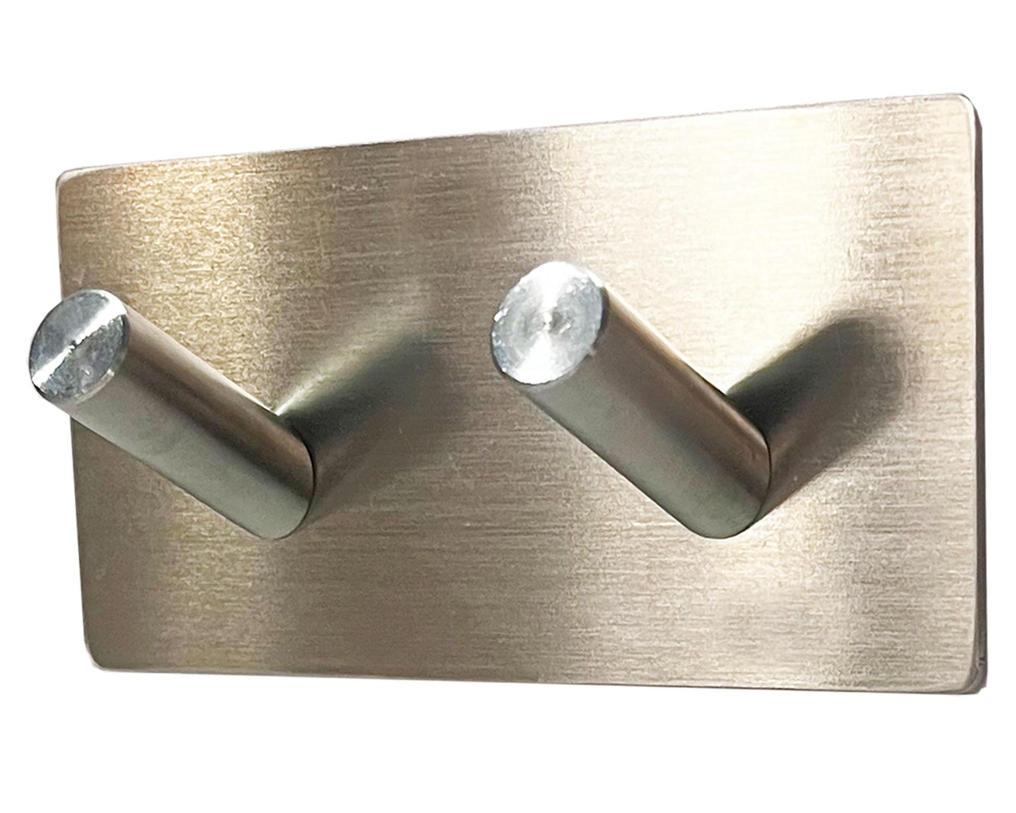 Percha Doble cromado 4.5x9x2.5 cm-4