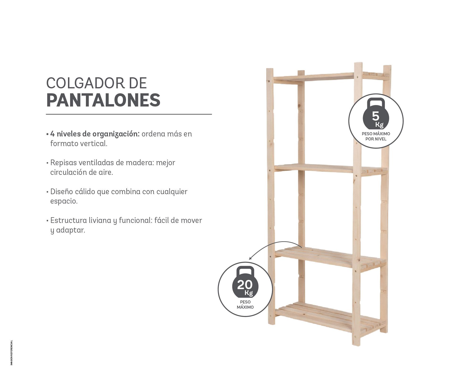 Repisa Ventilada 4 niveles 170x75x29 cm-3