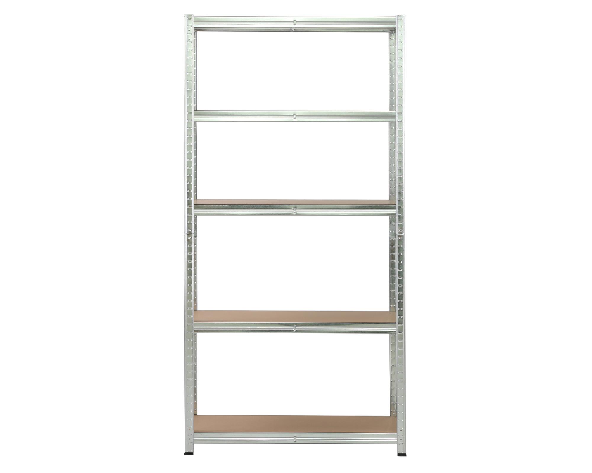 Repisa cromo/madera 183x90x40 cm 5 Niveles-0