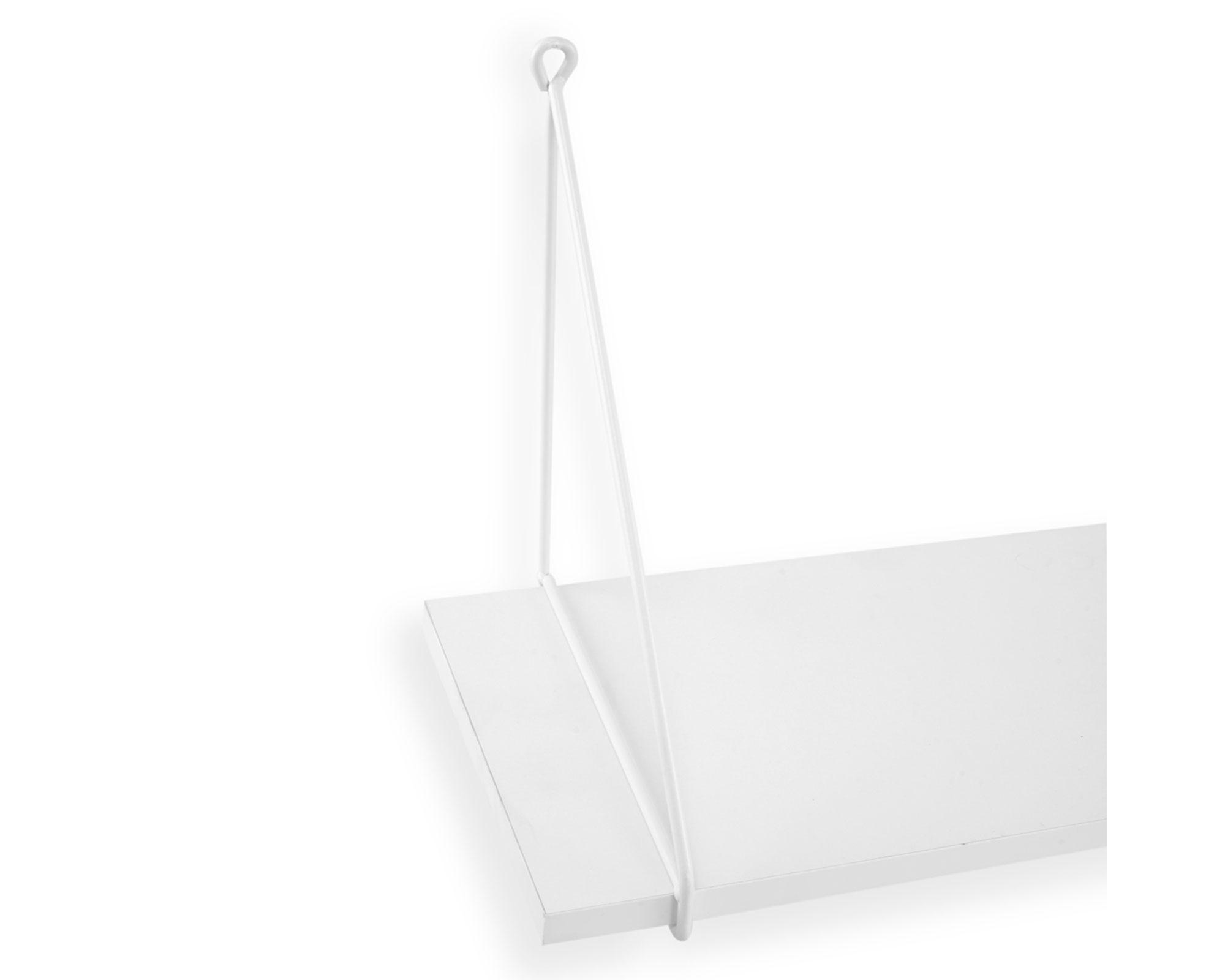 Repisa pared Escuadra blanco 30x80x20 cm-2