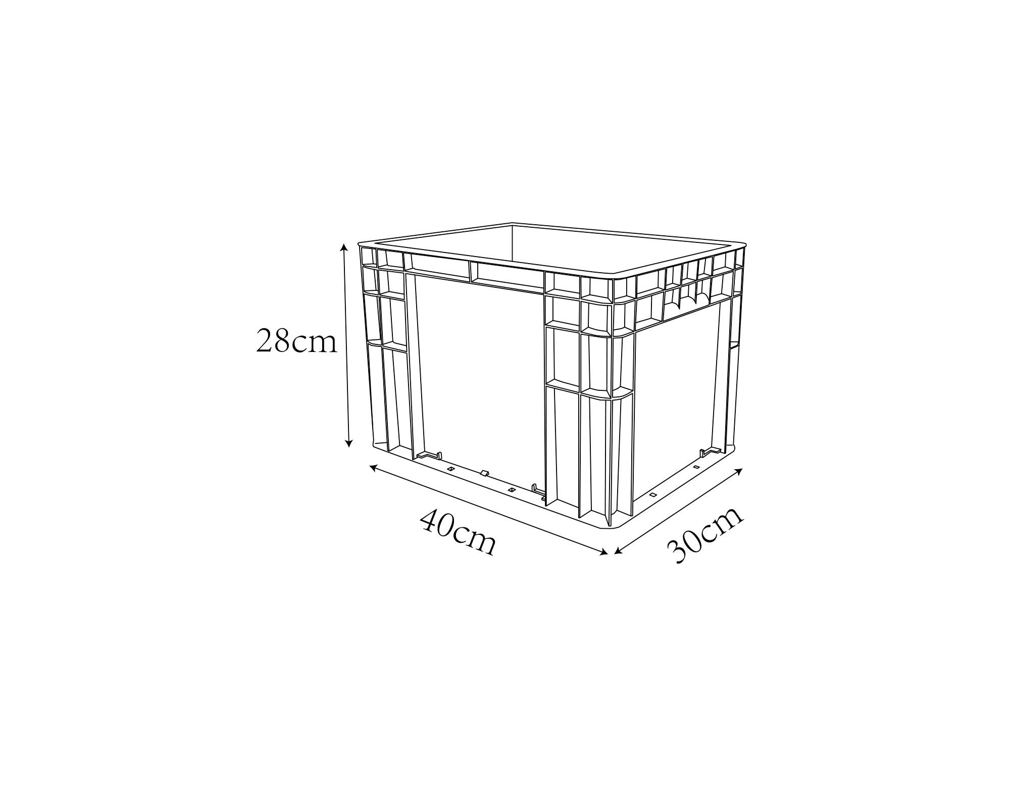 Canasto Heavy Duty 28x40x30 cm-2