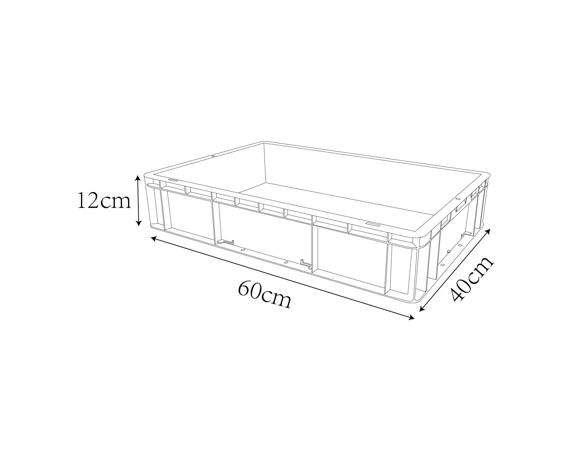 Canasto Heavy Duty 12x60x40 cm-2