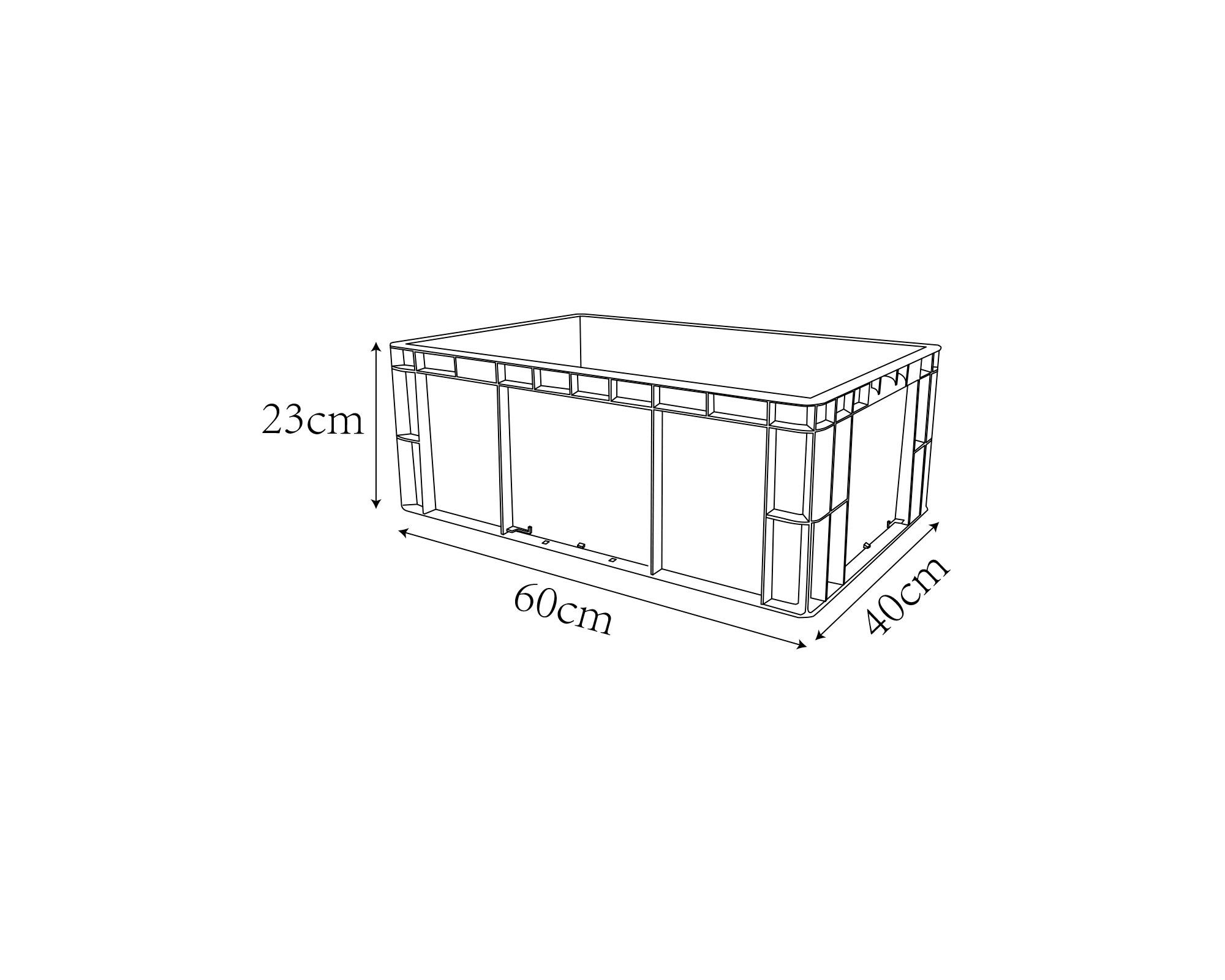 Canasto Heavy Duty 23x60x40 cm-2