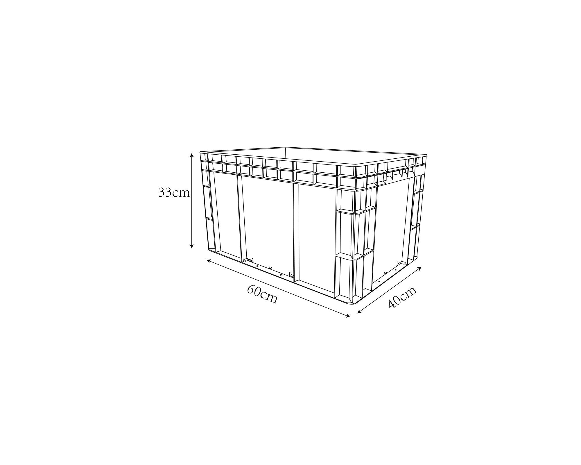 Canasto Heavy Duty 33x60x40 cm-2