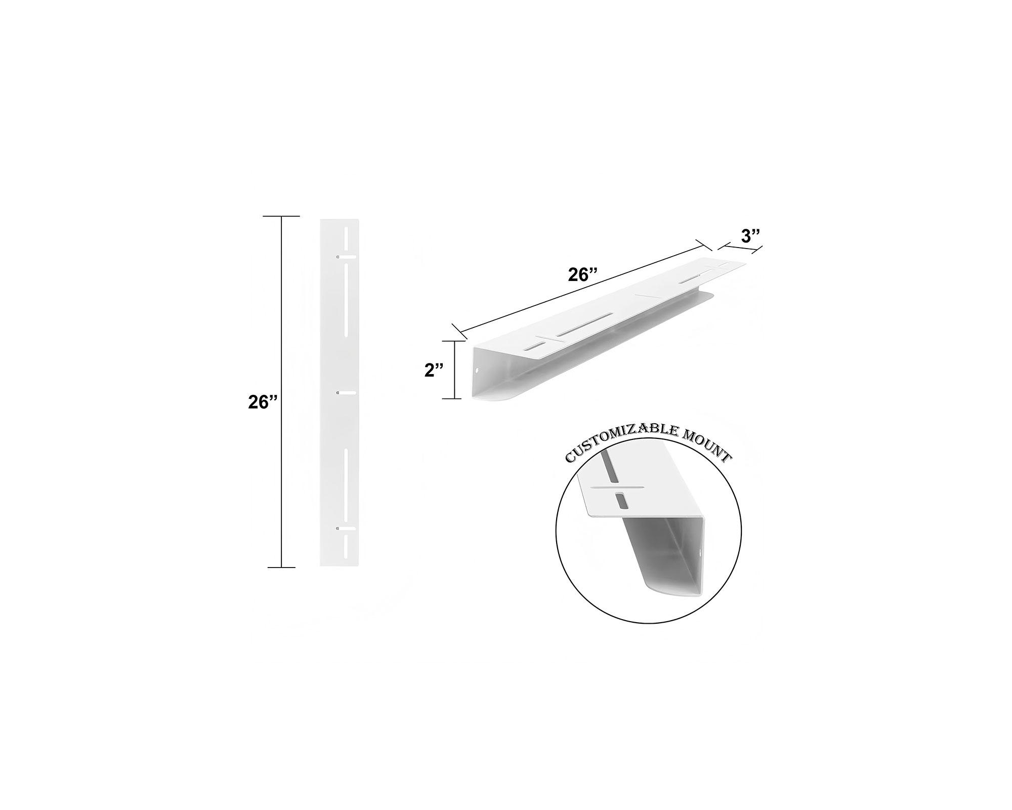 Soporte techo para cajas 2 piezas-2