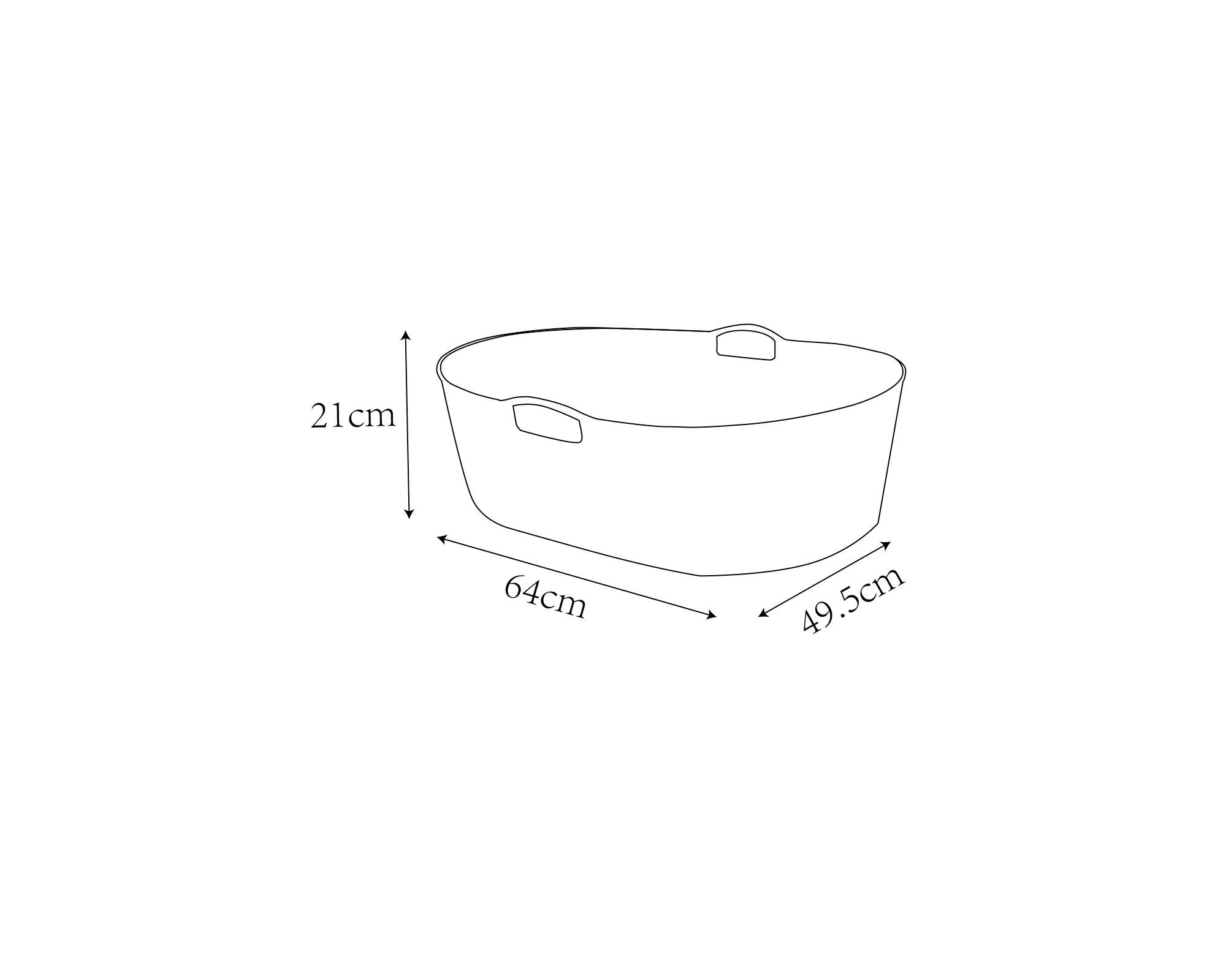 Cesta lavandería flexible asas 37 lt-2