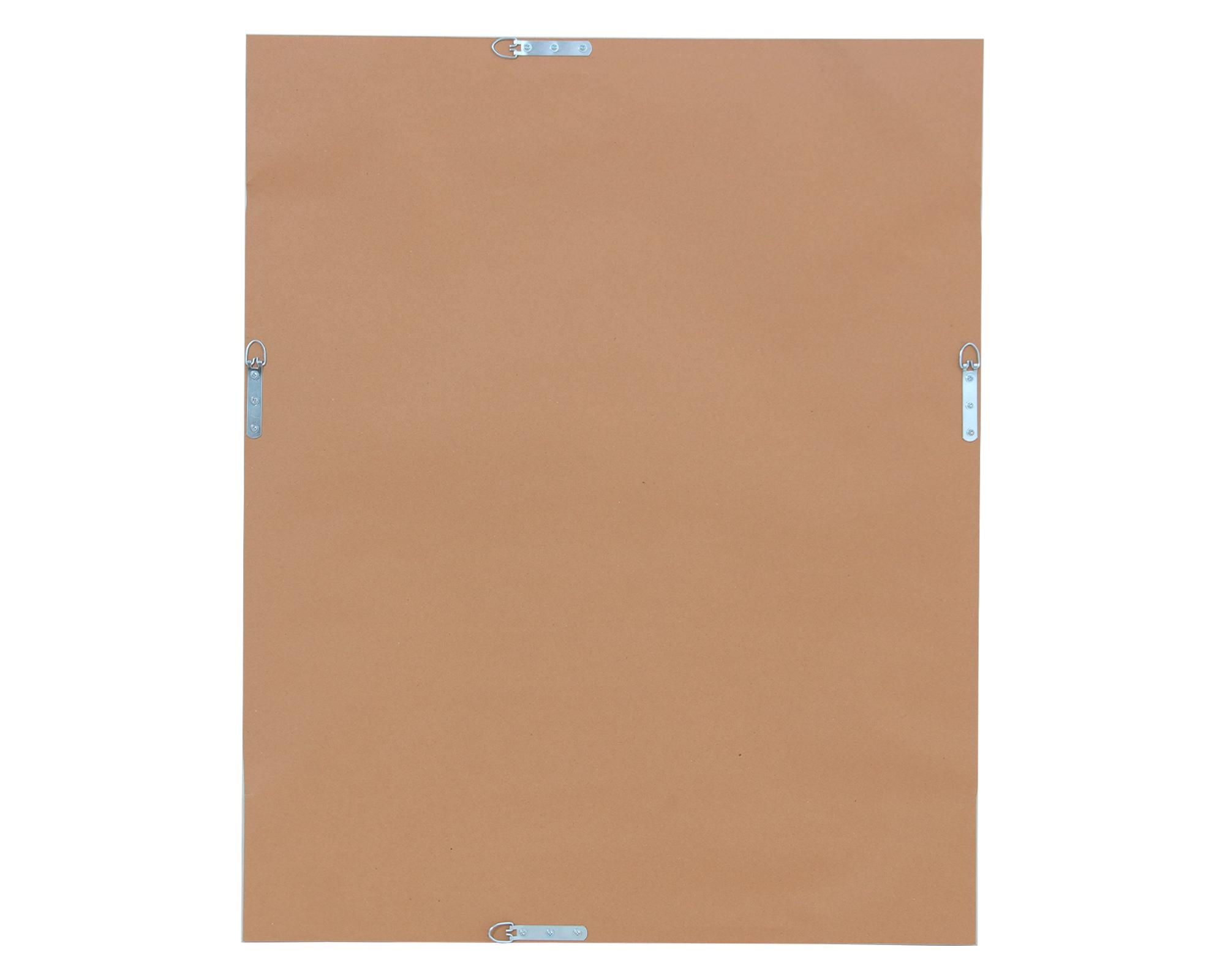 Espejo decorativo café/natural 80x65 cm-2