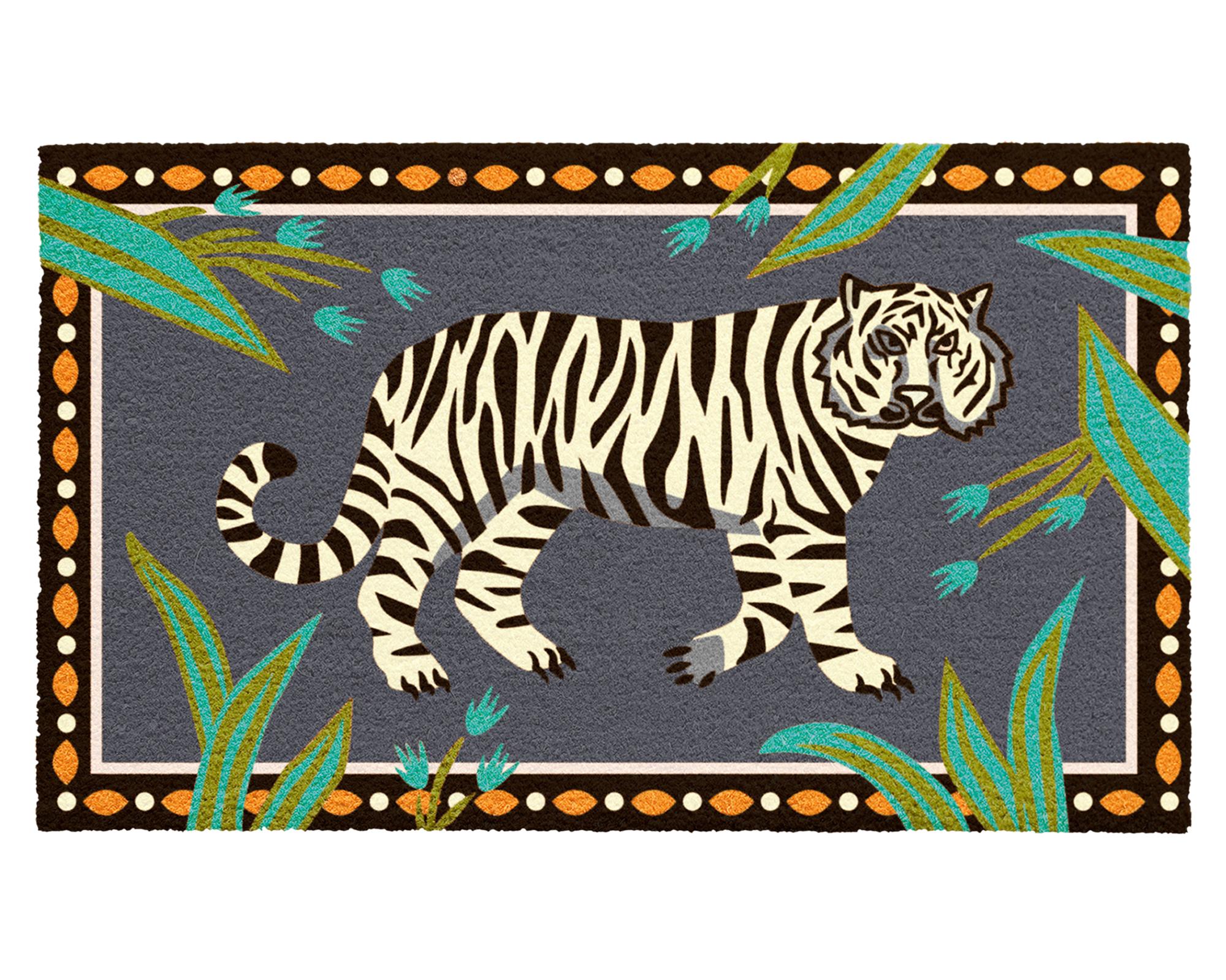 Limpiapiés Tigre 45x75 cm-0