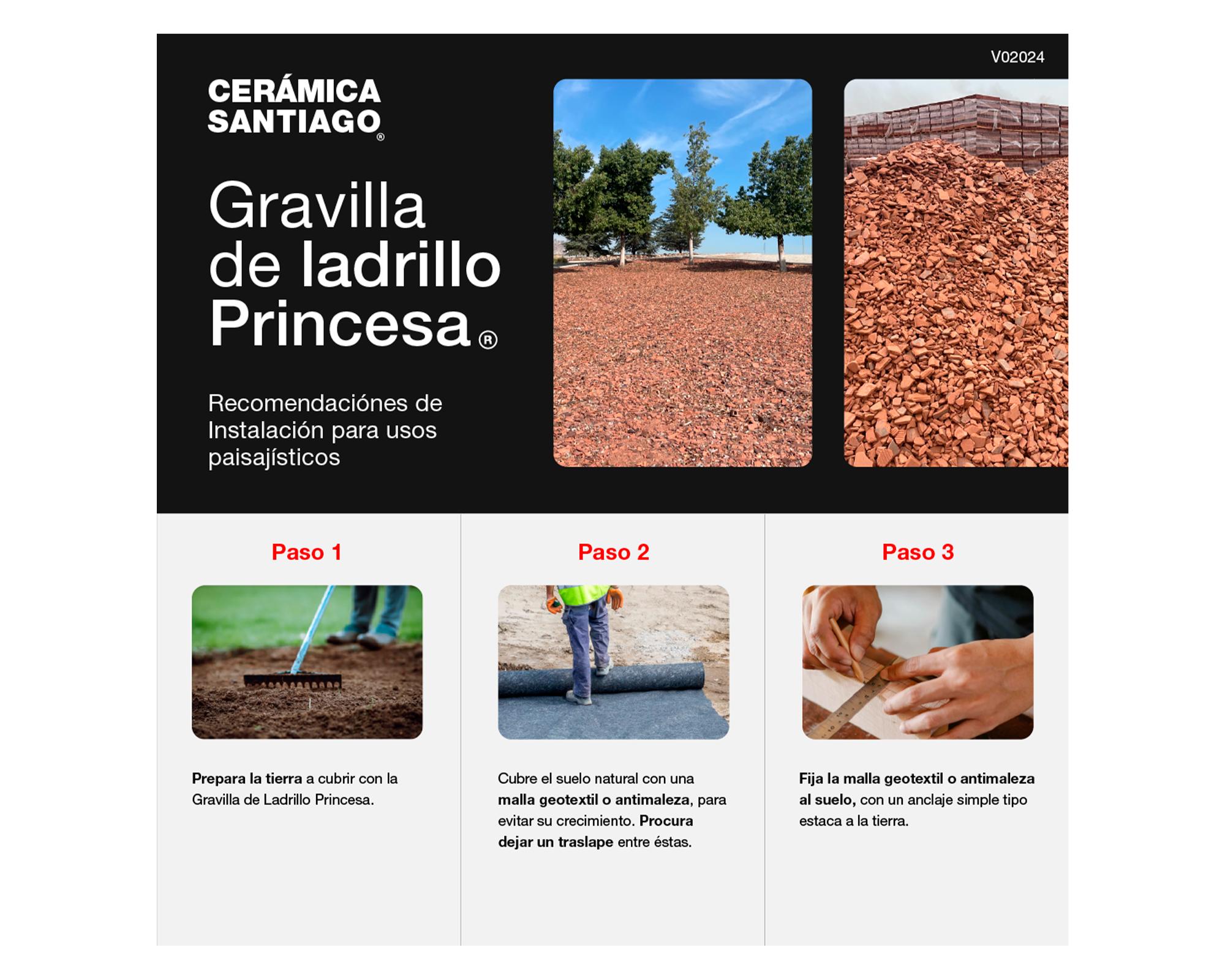 Saco gravilla Ladrillo Princesa 25 kg-2