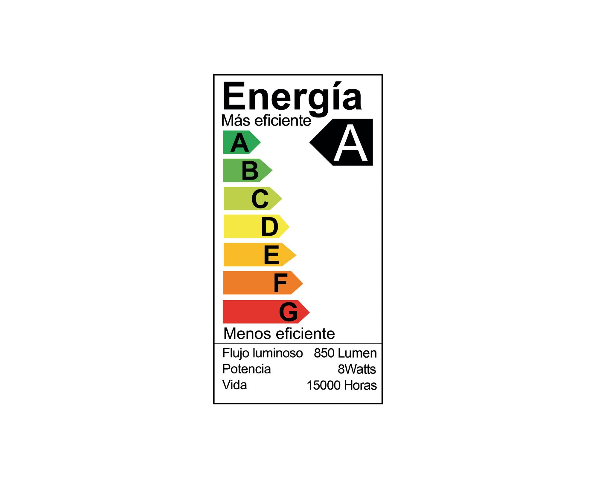 Ampolleta led 8W E27 luz cálida Milky G95-2