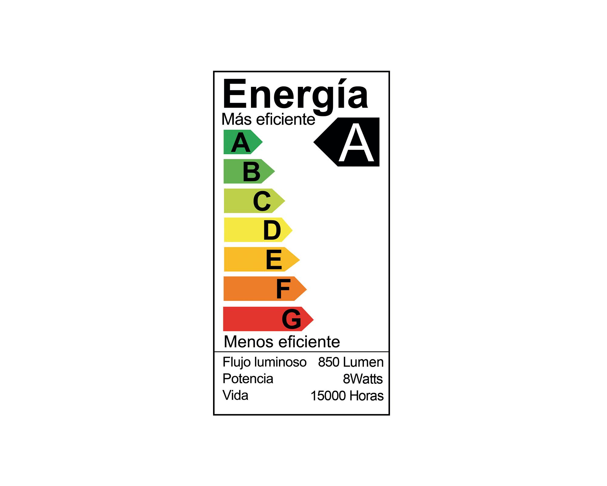 Ampolleta led 8W E27 luz cálida Milky G125-2