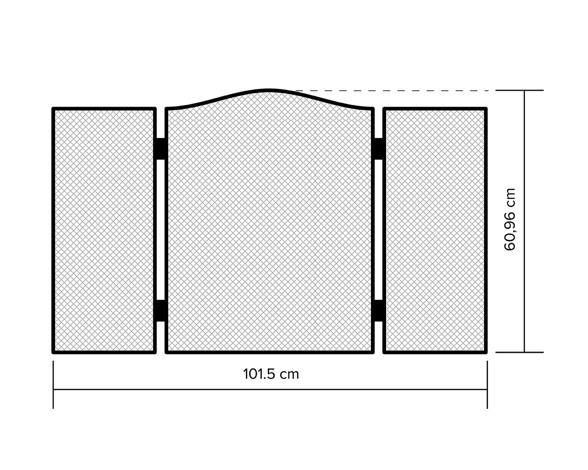 Rejilla de seguridad estufa L 101 61x101 cm-2