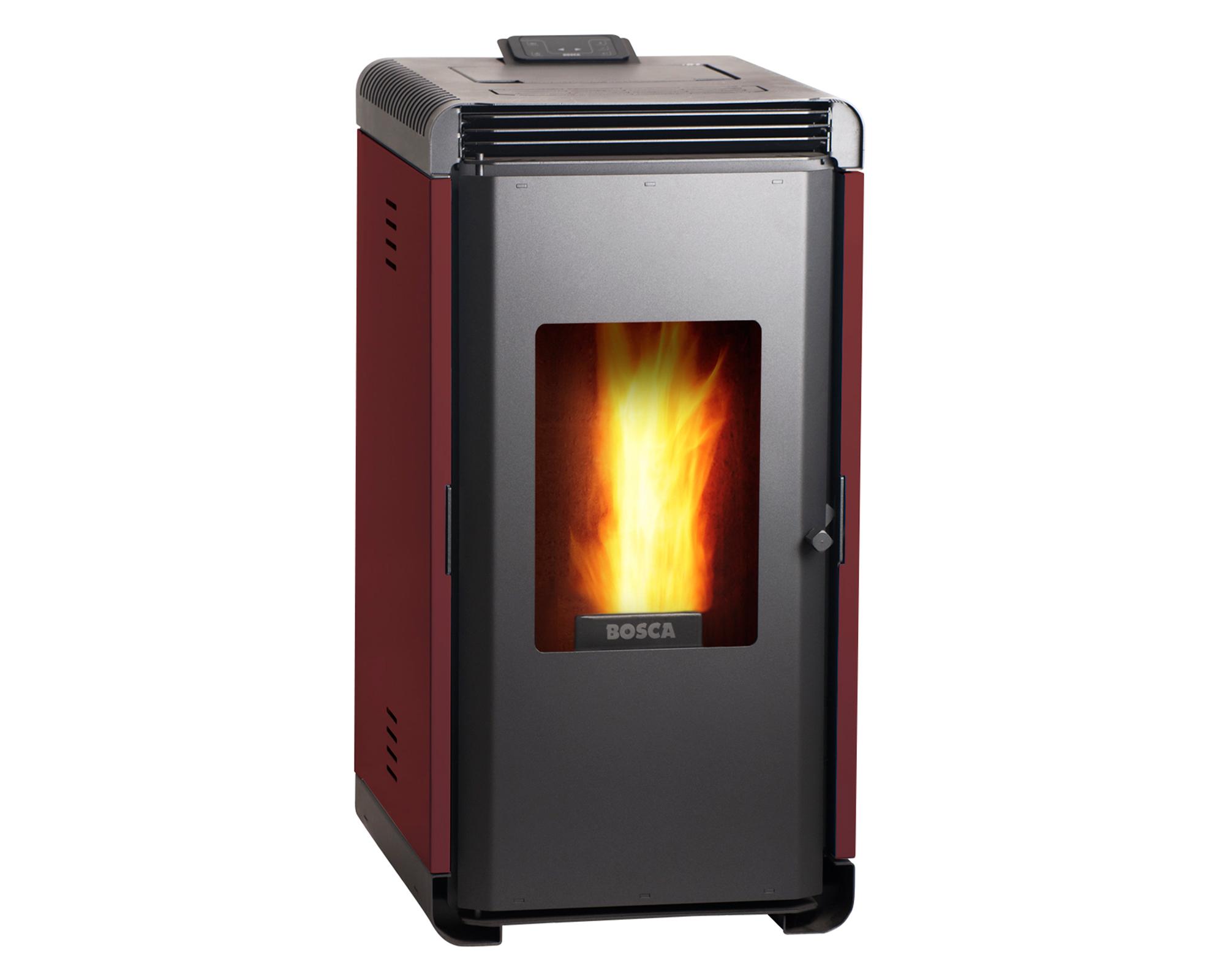 Estufa a pellet Hera+ 9 kW burdeo-0