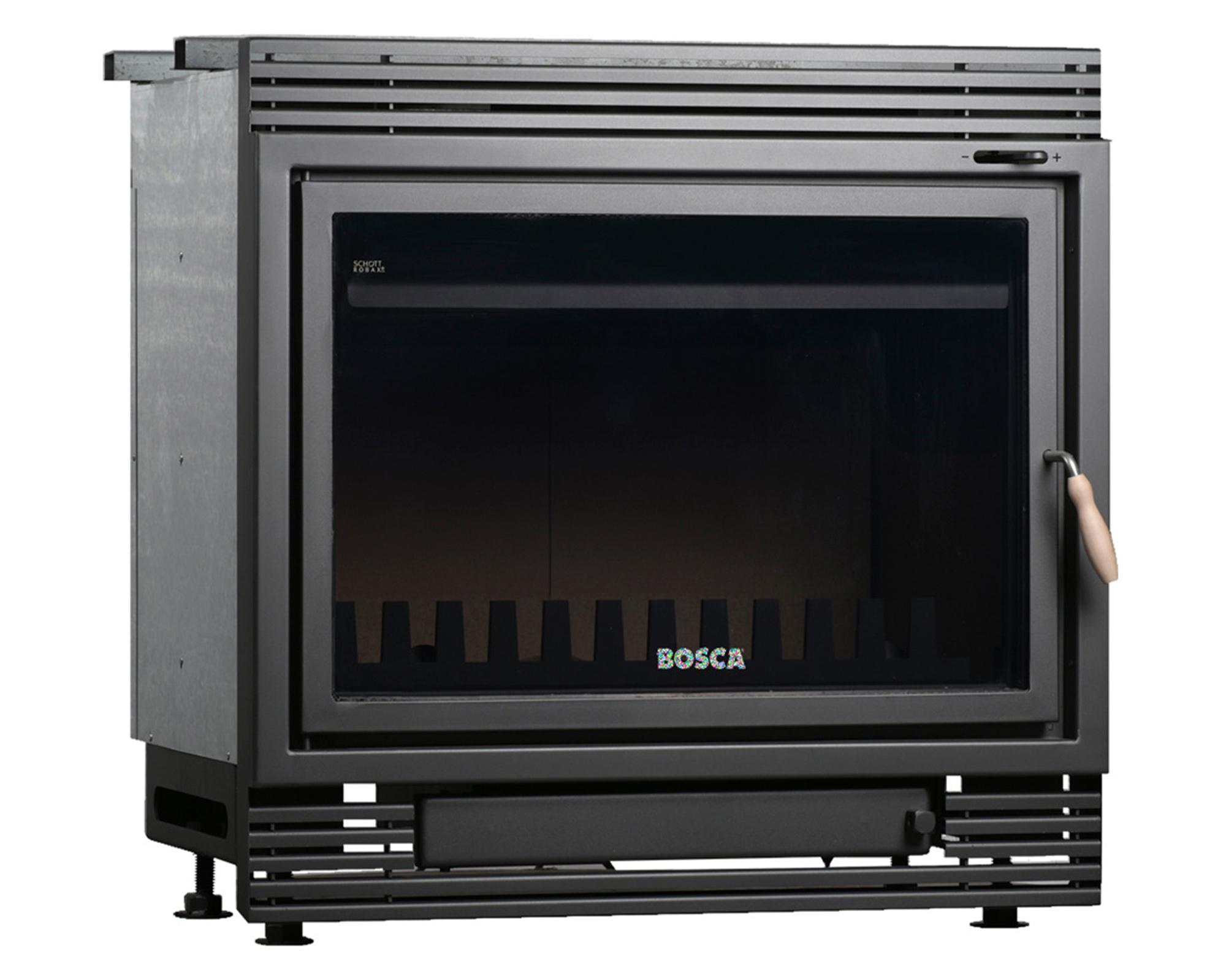 Calefactor a leña Gold 500 insertable 20kW charcoal-0