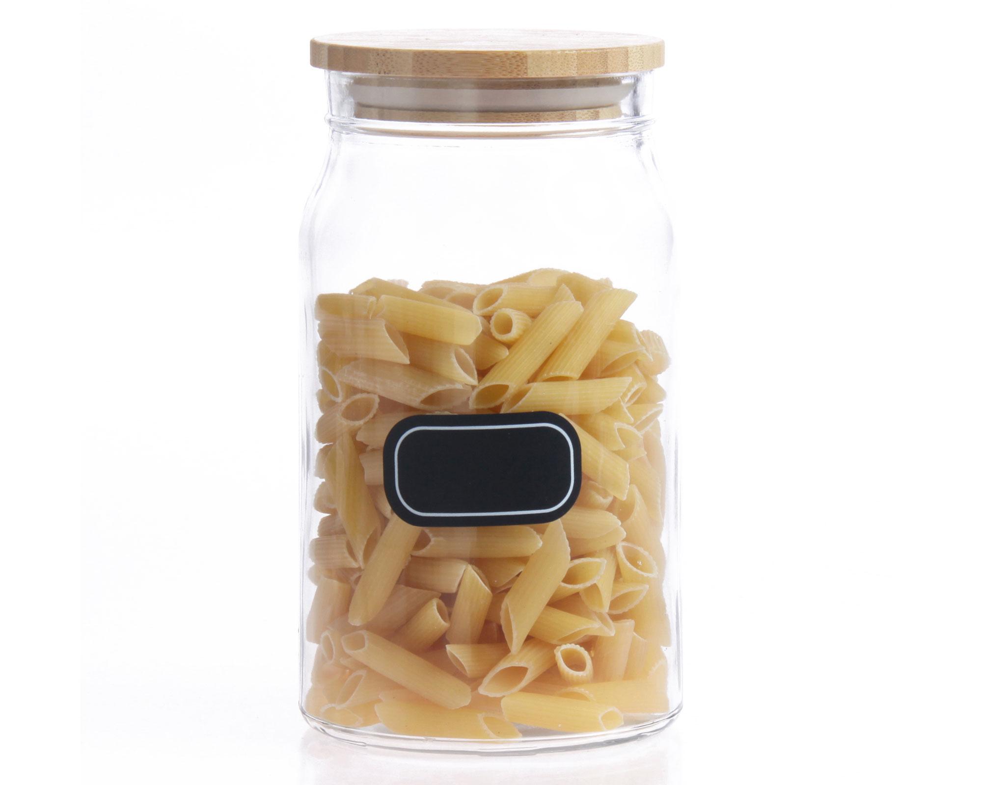 Frasco tapa madera 900 ml-4