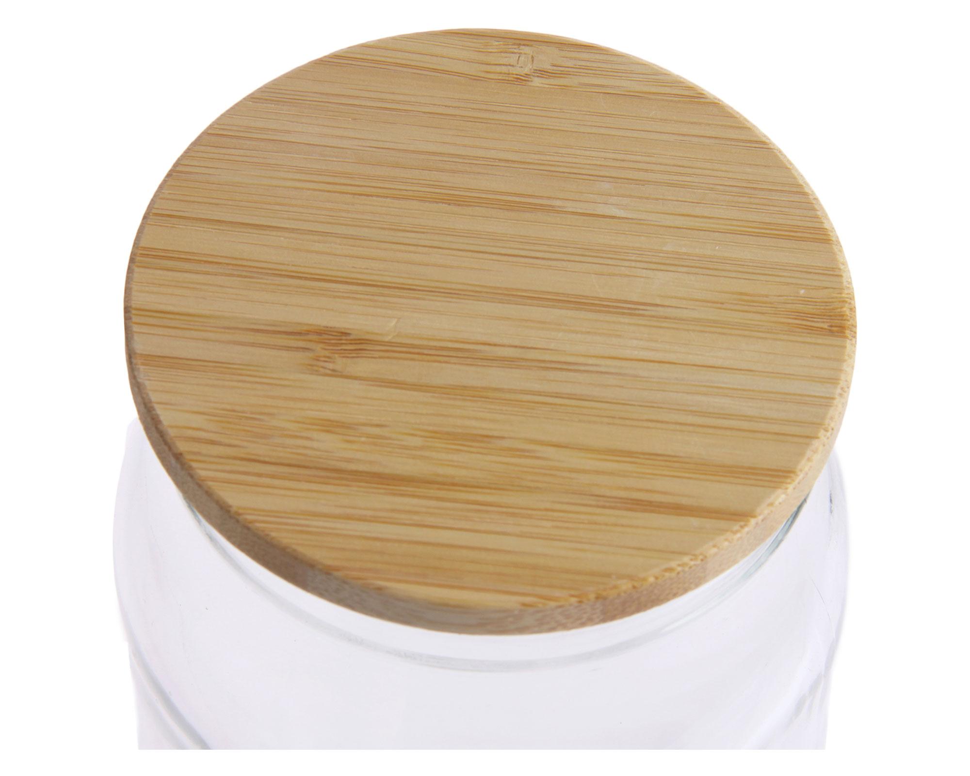 Frasco tapa madera 900 ml-2