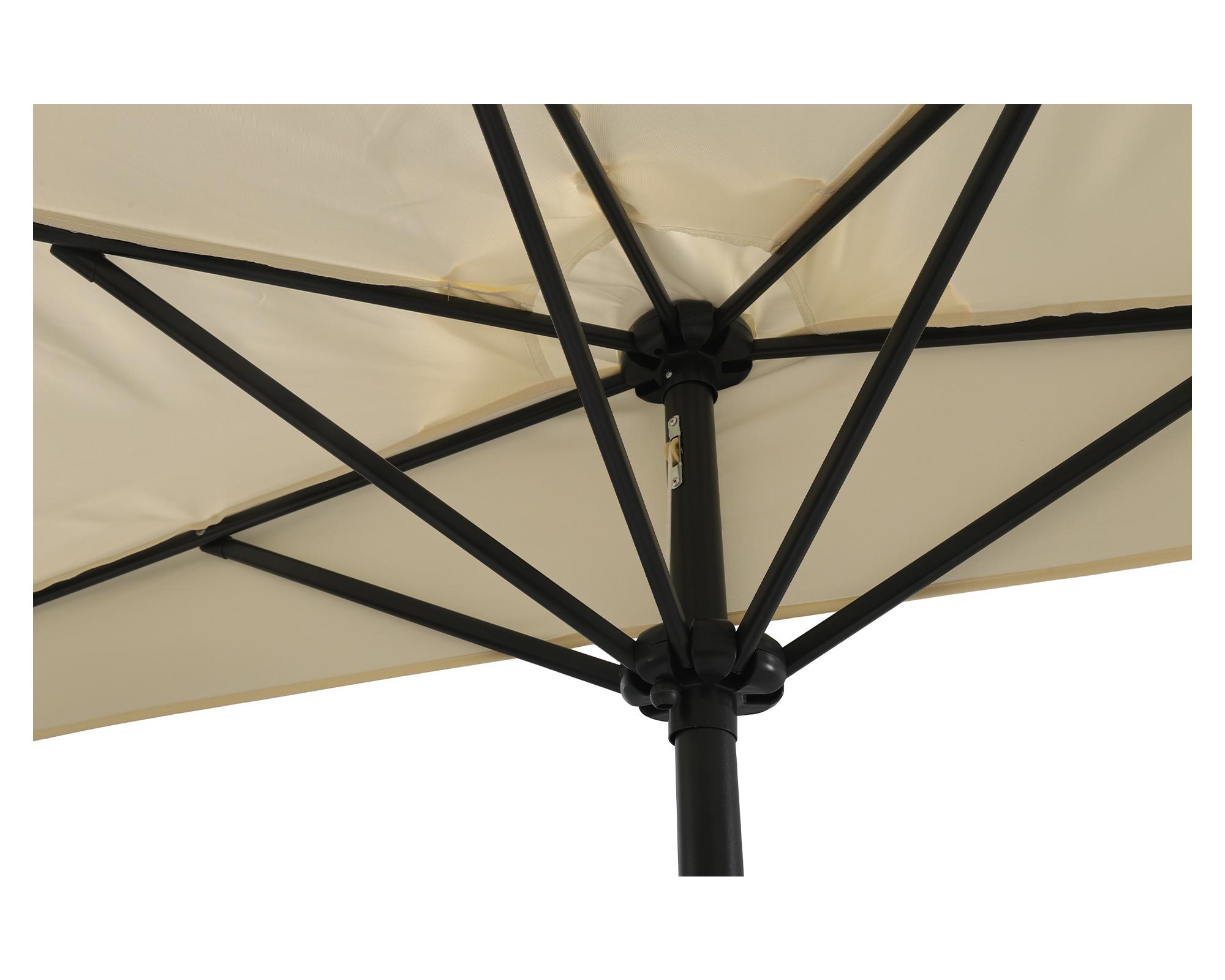 Sombrilla media balcón beige-5