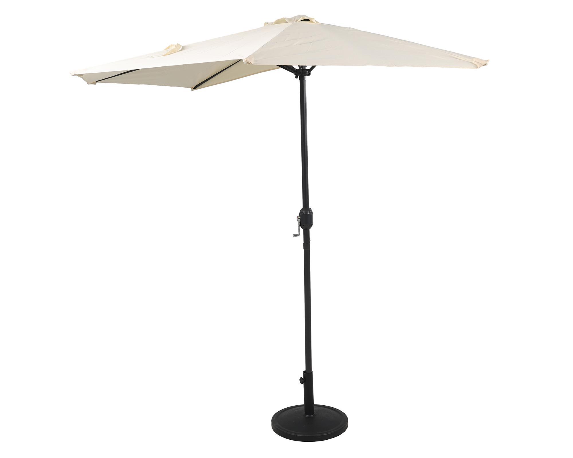 Sombrilla media balcón beige-4