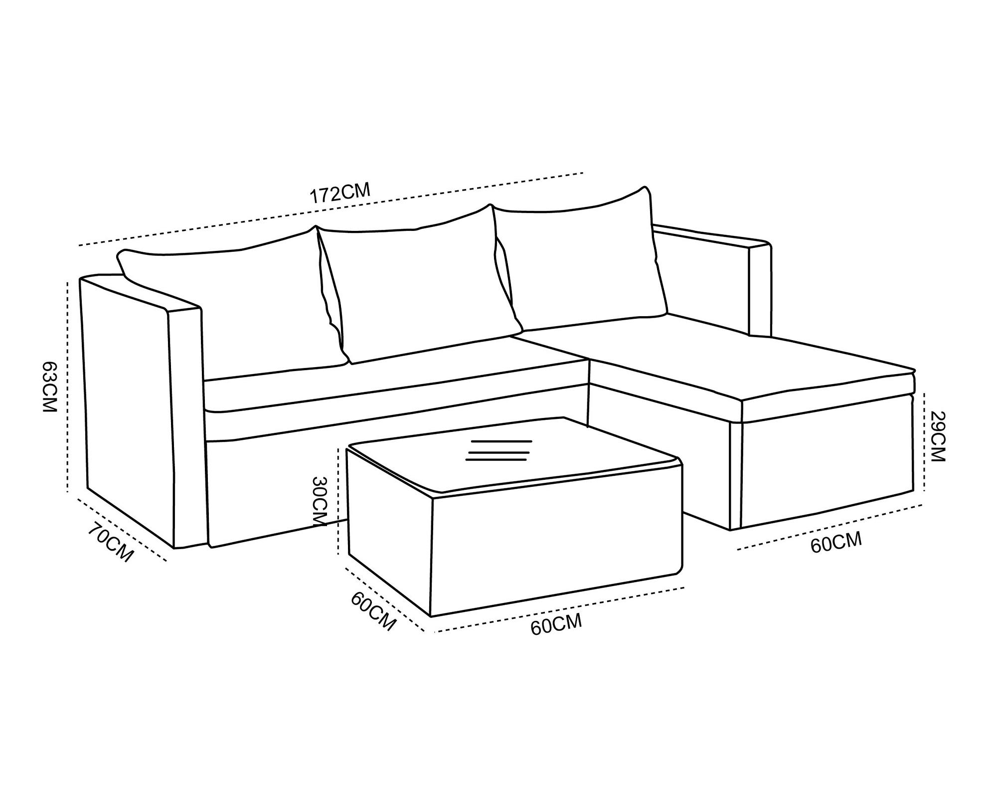 Set living Teyú 3 personas-5