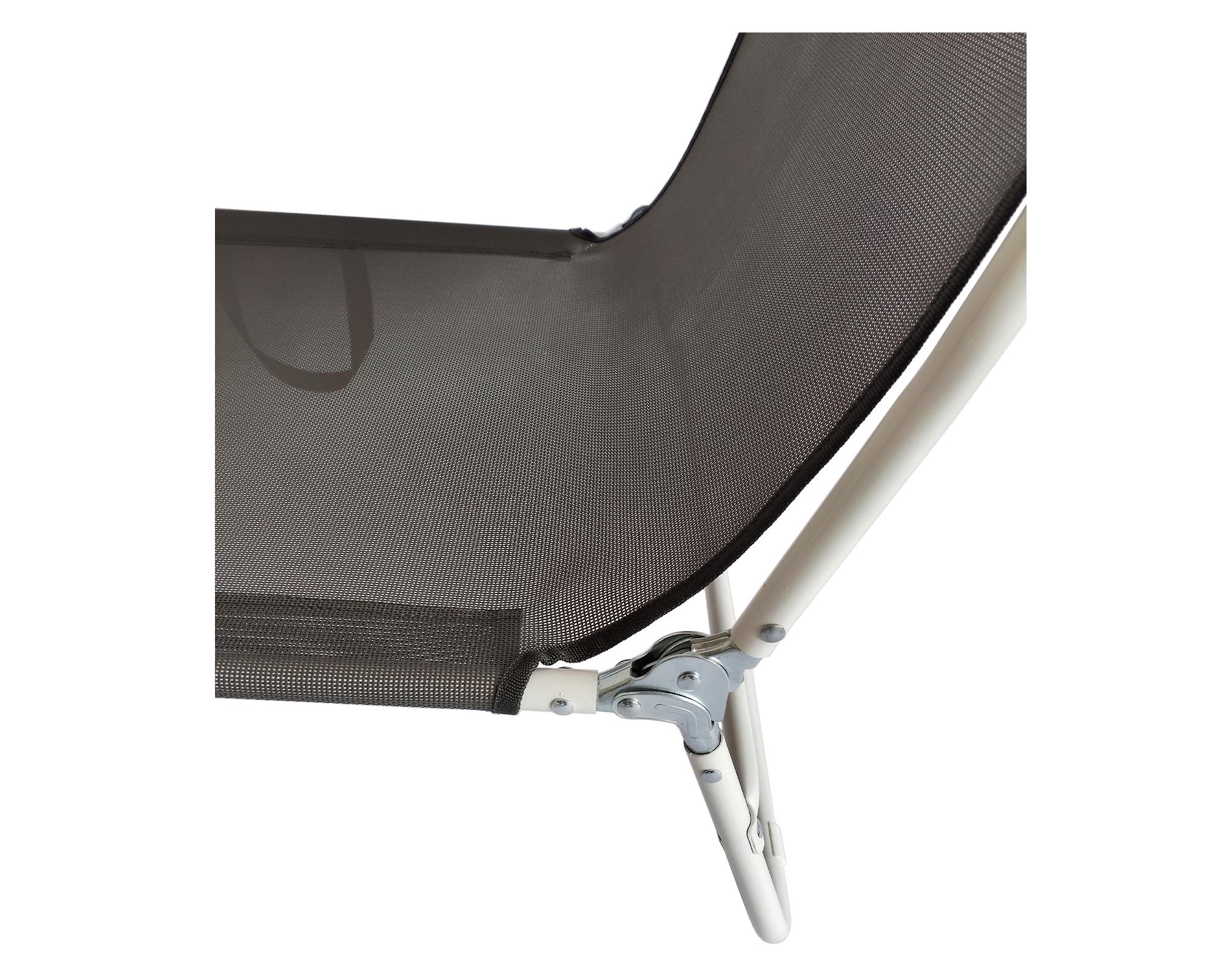 Reposera playa Basic Loft negro-2