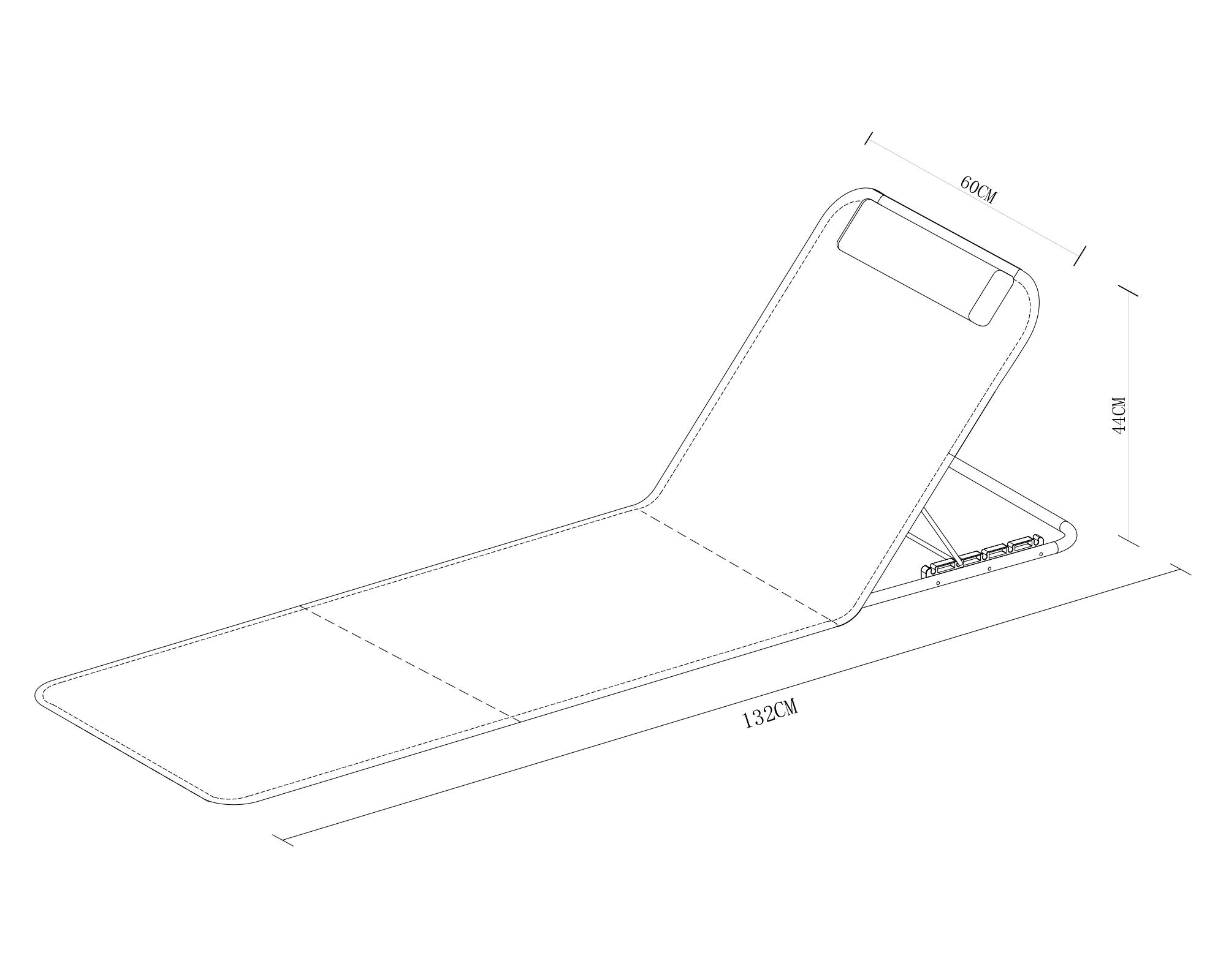 Reposera playa portátil-3