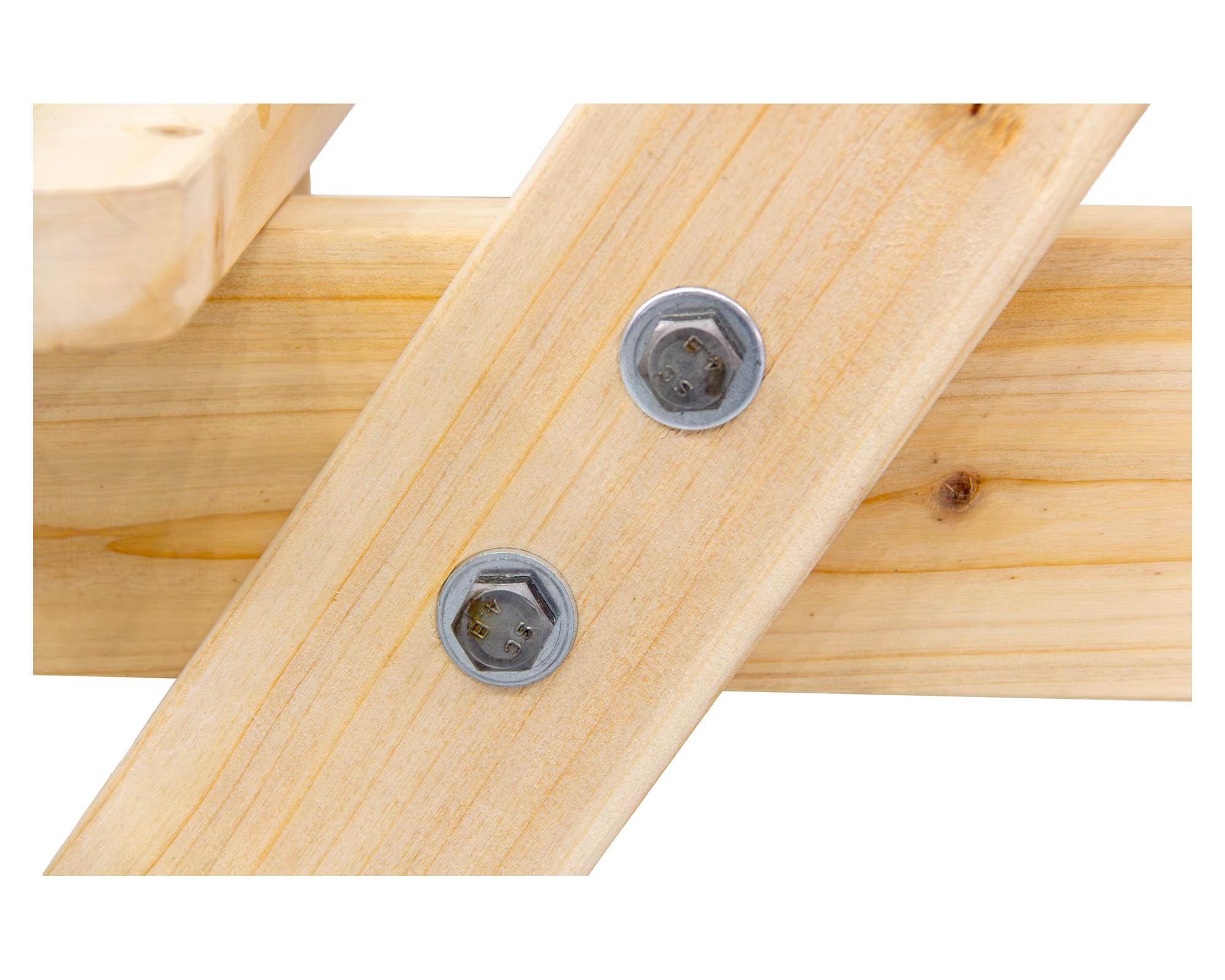 Set comedor 2 bancas Teyu madera-8