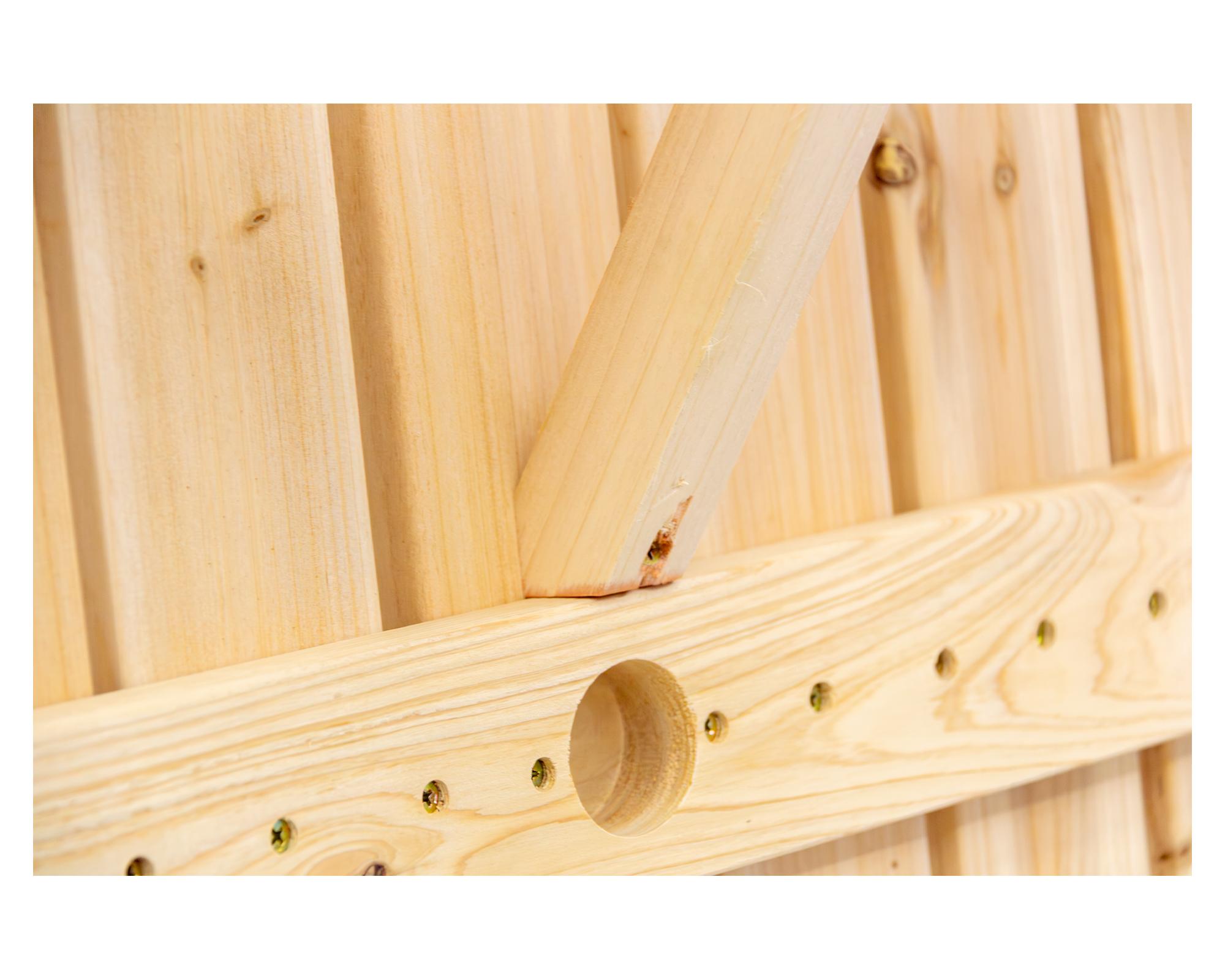 Set comedor 2 bancas Teyu madera-7