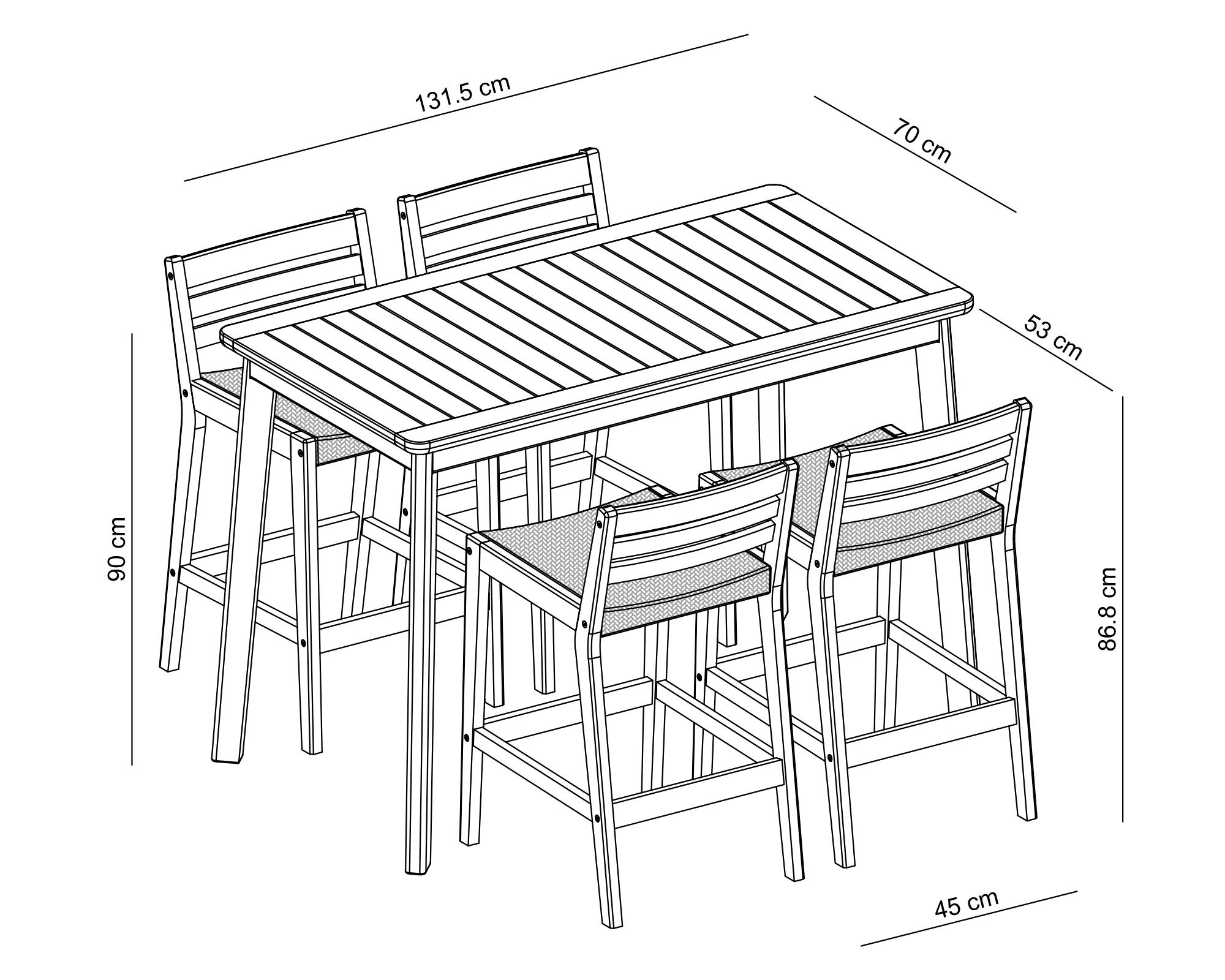 Set bar Pachira Artesana 4 personas-7