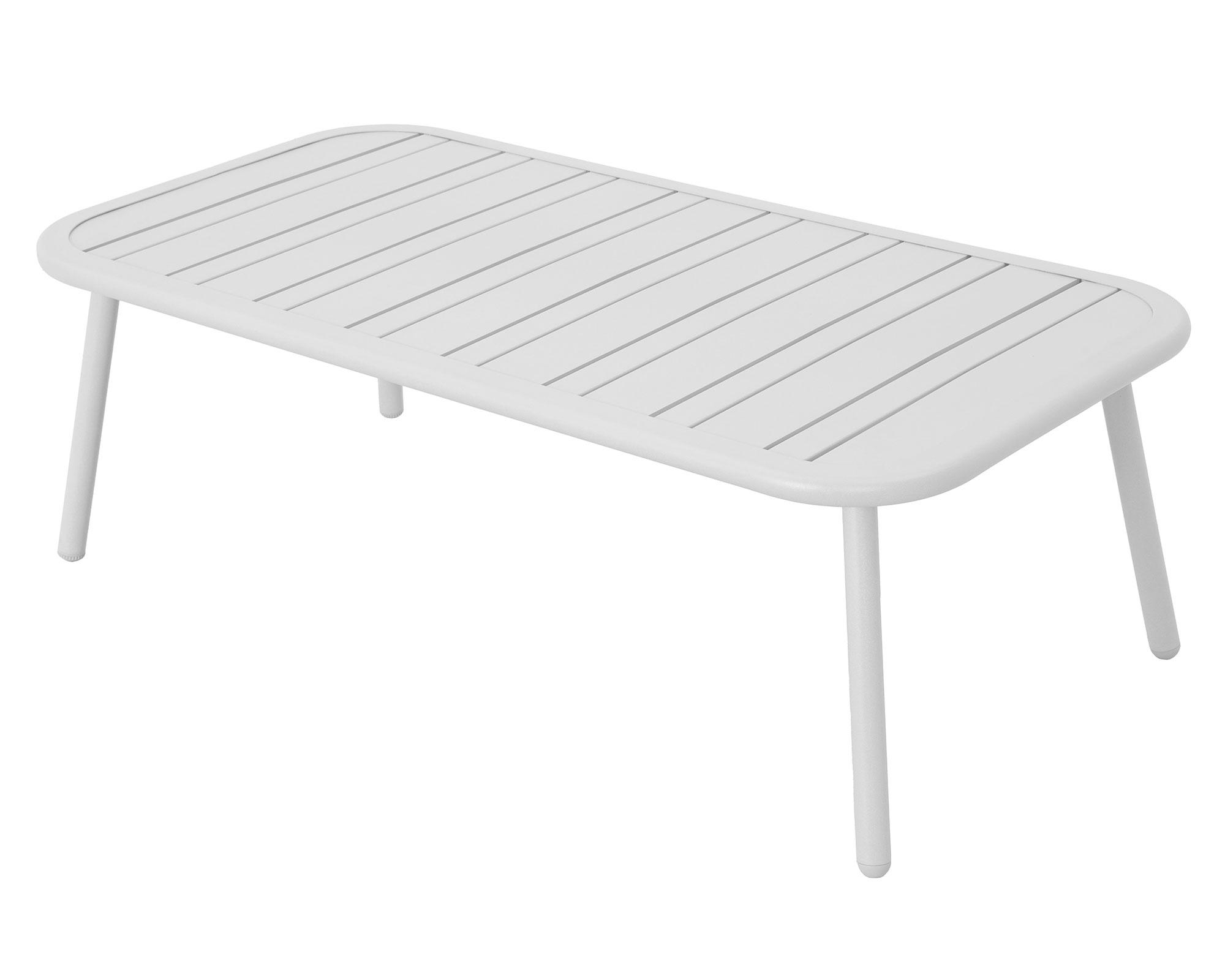 Set living 4 personas Sabrán blanco 35x105.5x55 cm-3